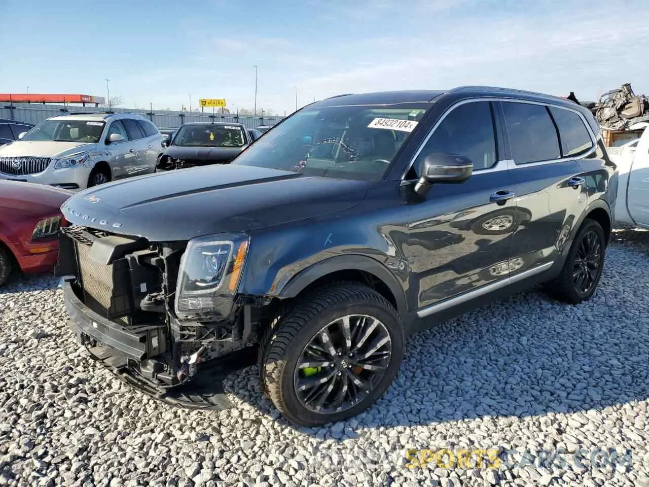 1 Photograph of a damaged car 5XYP64HC9MG147730 KIA TELLURIDE 2021