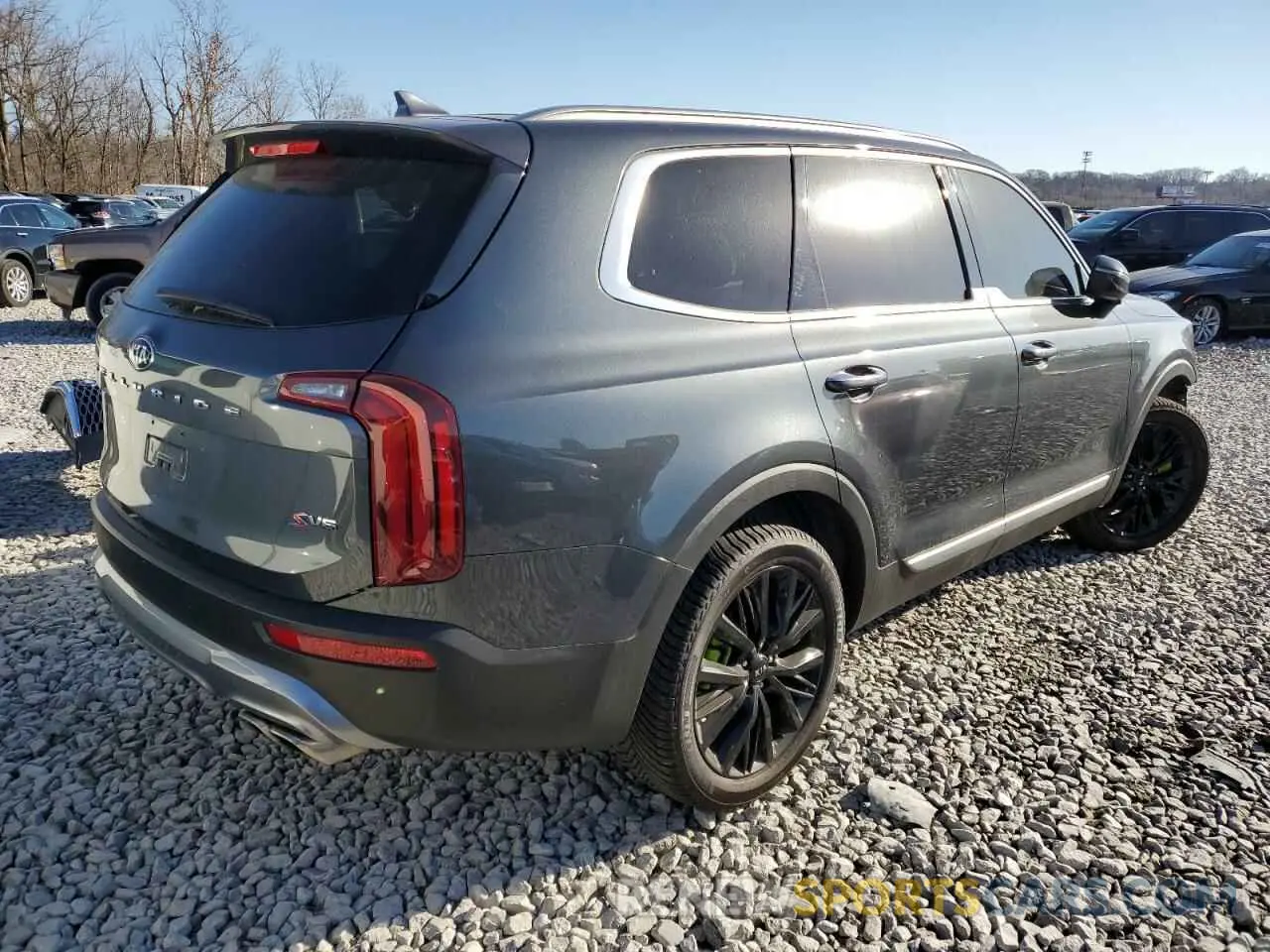 3 Photograph of a damaged car 5XYP64HC9MG147730 KIA TELLURIDE 2021