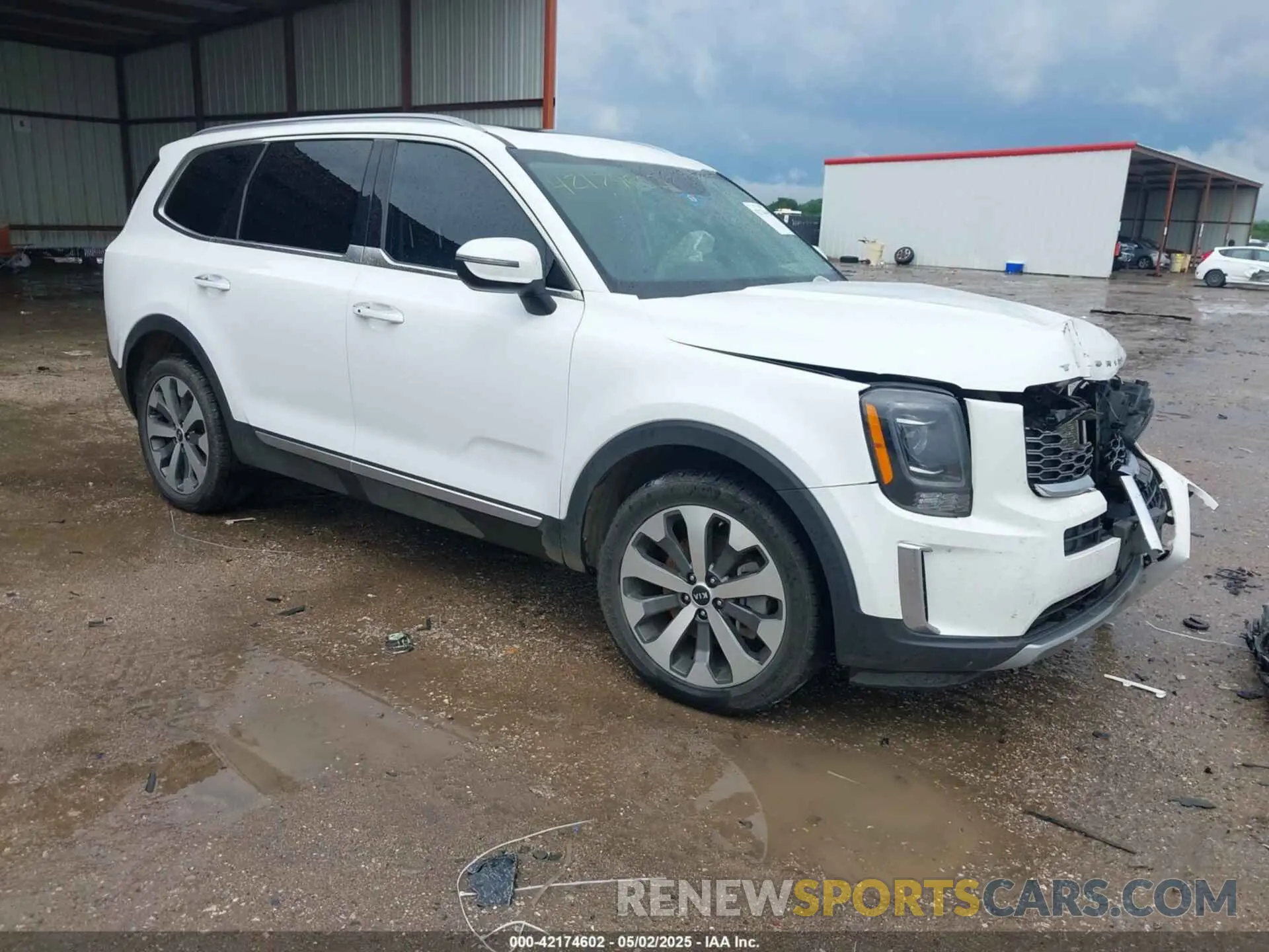 1 Photograph of a damaged car 5XYP6DHC1MG103401 KIA TELLURIDE 2021
