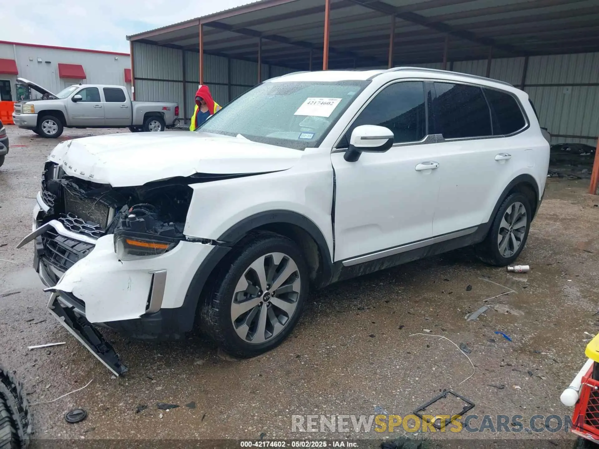 2 Photograph of a damaged car 5XYP6DHC1MG103401 KIA TELLURIDE 2021