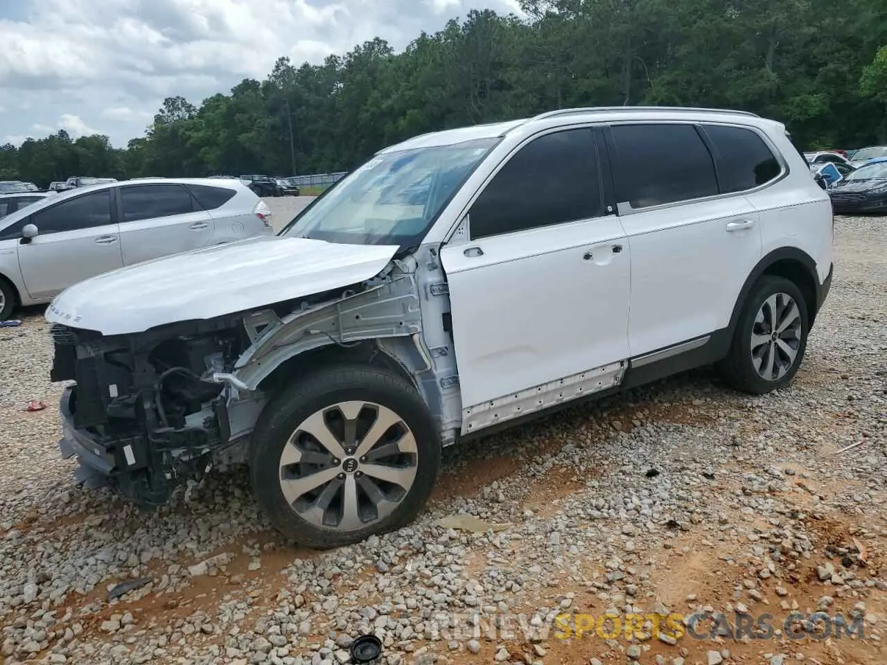1 Photograph of a damaged car 5XYP6DHC1MG156986 KIA TELLURIDE 2021