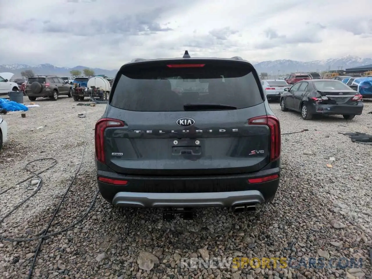 6 Photograph of a damaged car 5XYP6DHC4MG100931 KIA TELLURIDE 2021