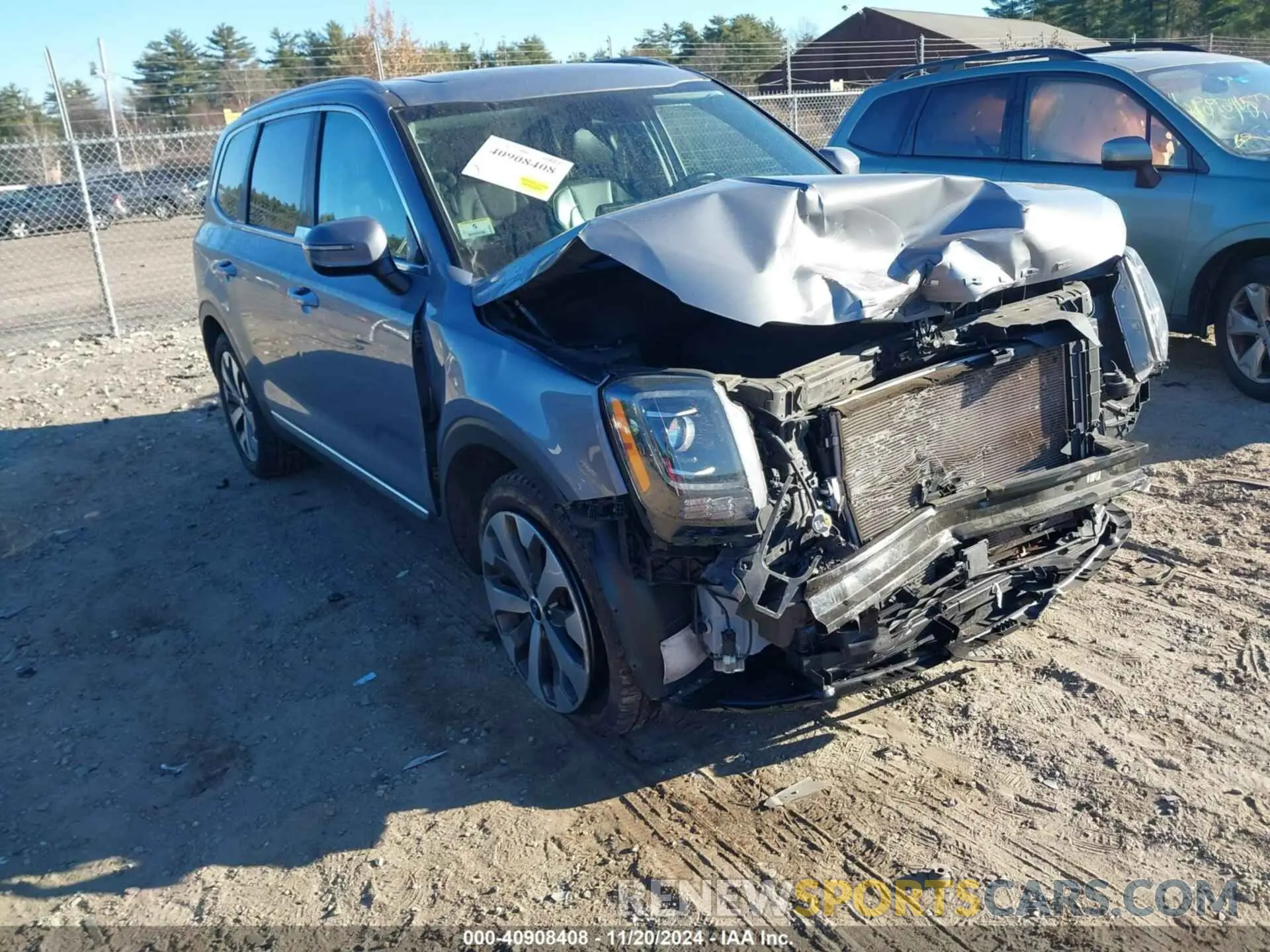 1 Photograph of a damaged car 5XYP6DHC5MG109914 KIA TELLURIDE 2021