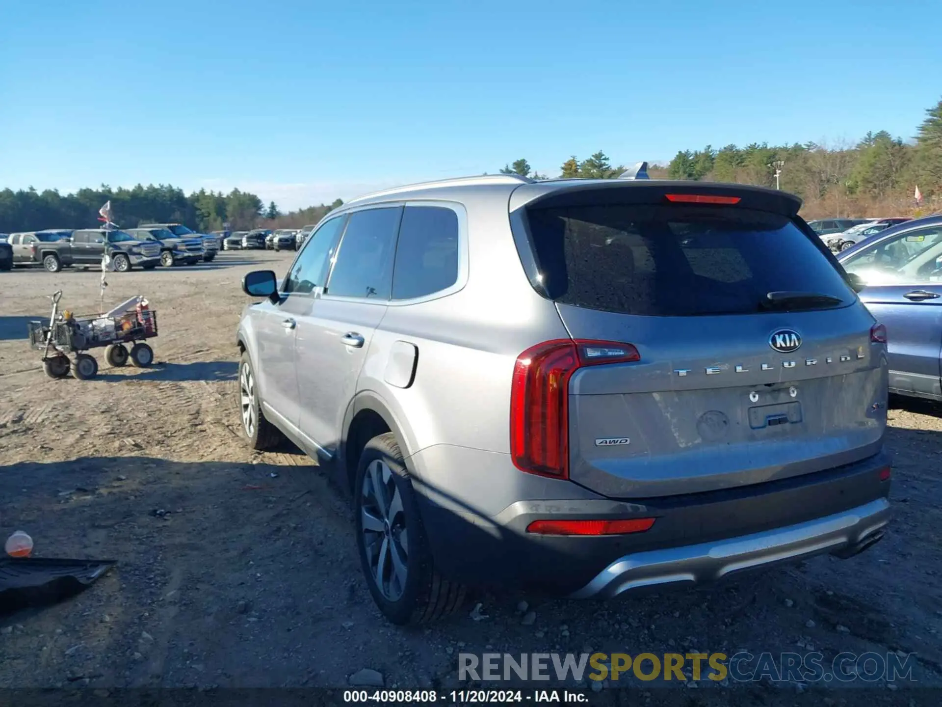 3 Photograph of a damaged car 5XYP6DHC5MG109914 KIA TELLURIDE 2021