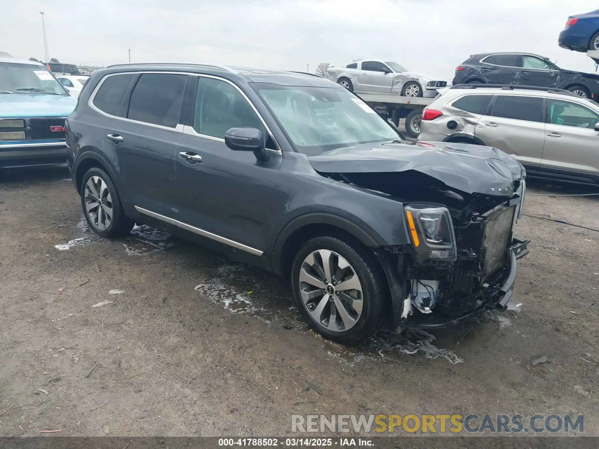 1 Photograph of a damaged car 5XYP6DHC8MG114167 KIA TELLURIDE 2021