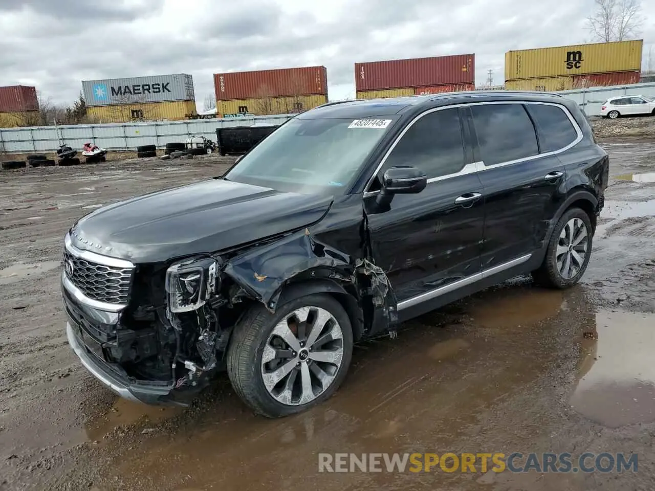1 Photograph of a damaged car 5XYP6DHC9MG136727 KIA TELLURIDE 2021
