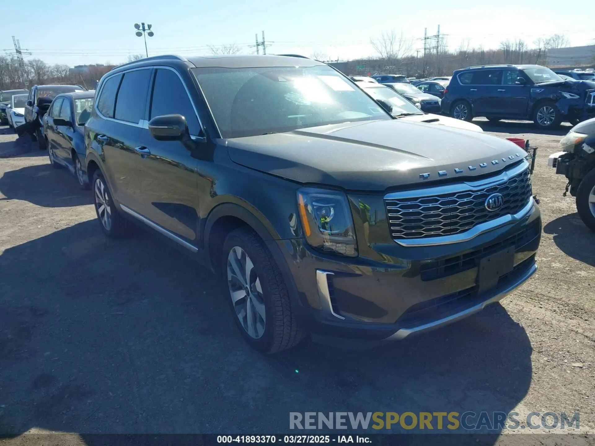 1 Photograph of a damaged car 5XYP6DHCXMG115191 KIA TELLURIDE 2021