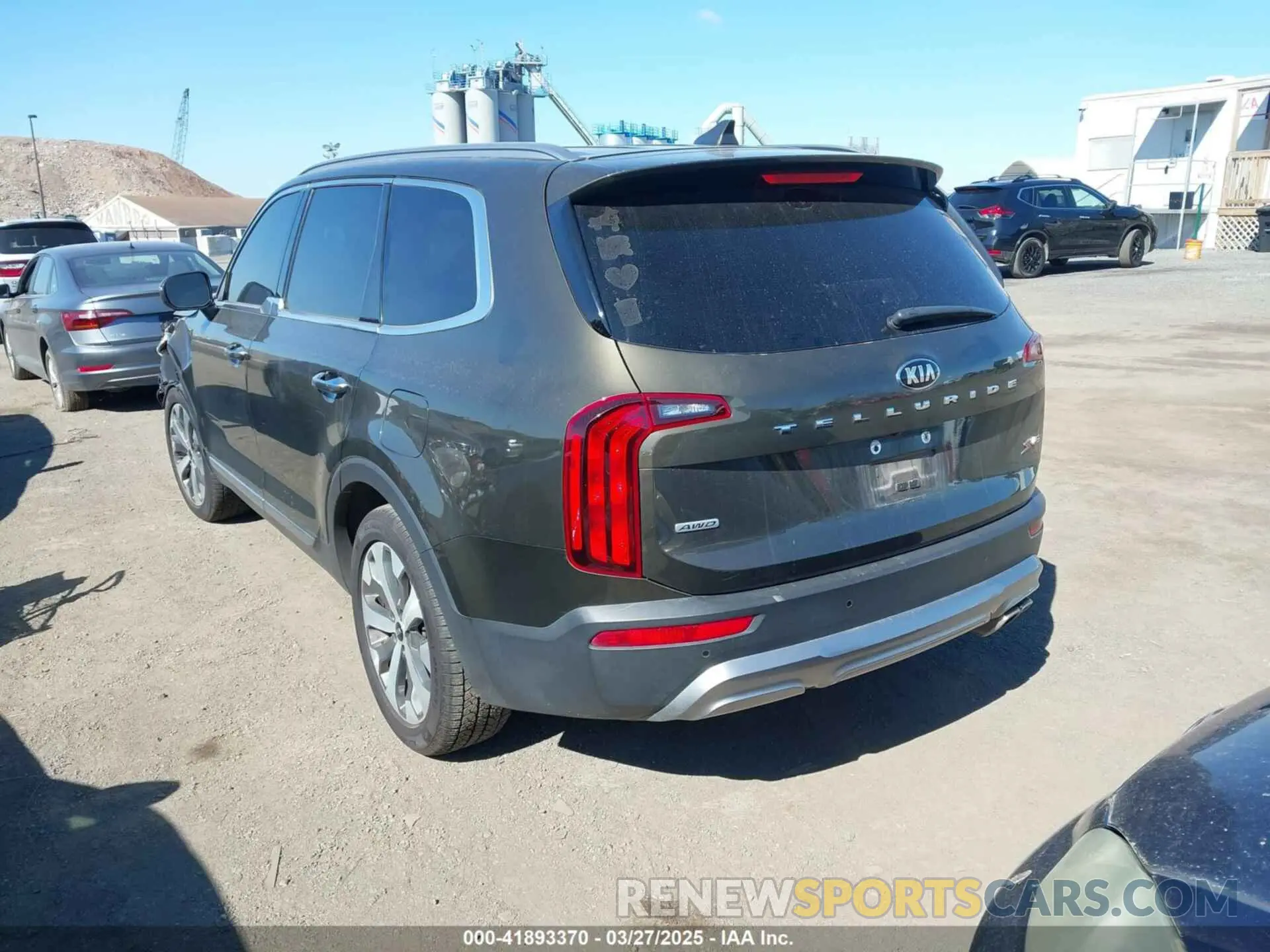 3 Photograph of a damaged car 5XYP6DHCXMG115191 KIA TELLURIDE 2021