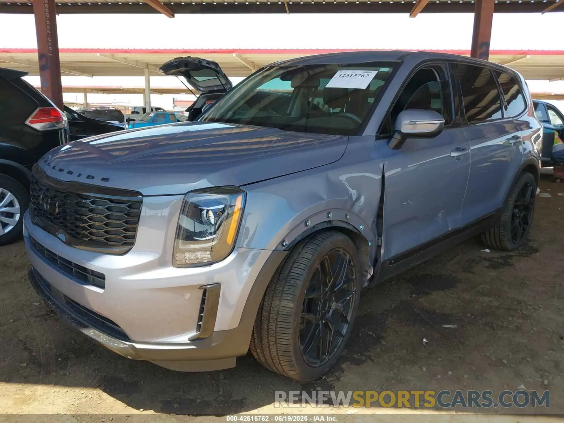 2 Photograph of a damaged car 5XYP24HC7NG197619 KIA TELLURIDE 2022