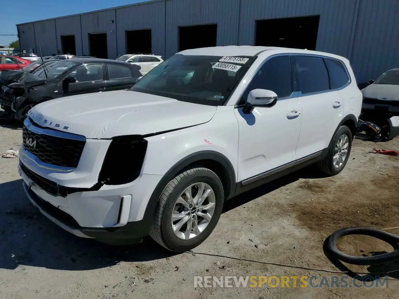 1 Photograph of a damaged car 5XYP2DHC1NG292886 KIA TELLURIDE 2022
