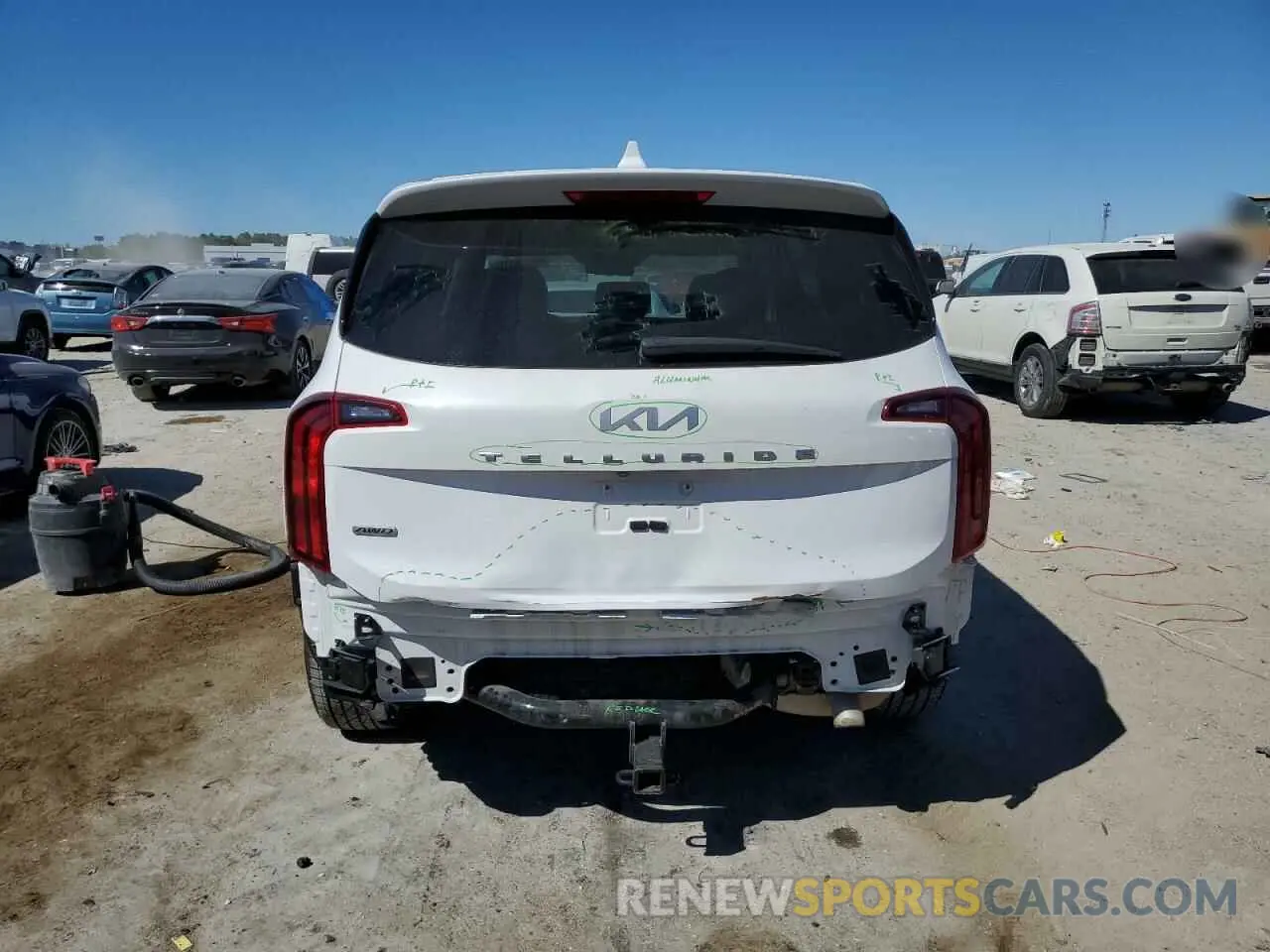 6 Photograph of a damaged car 5XYP2DHC1NG292886 KIA TELLURIDE 2022