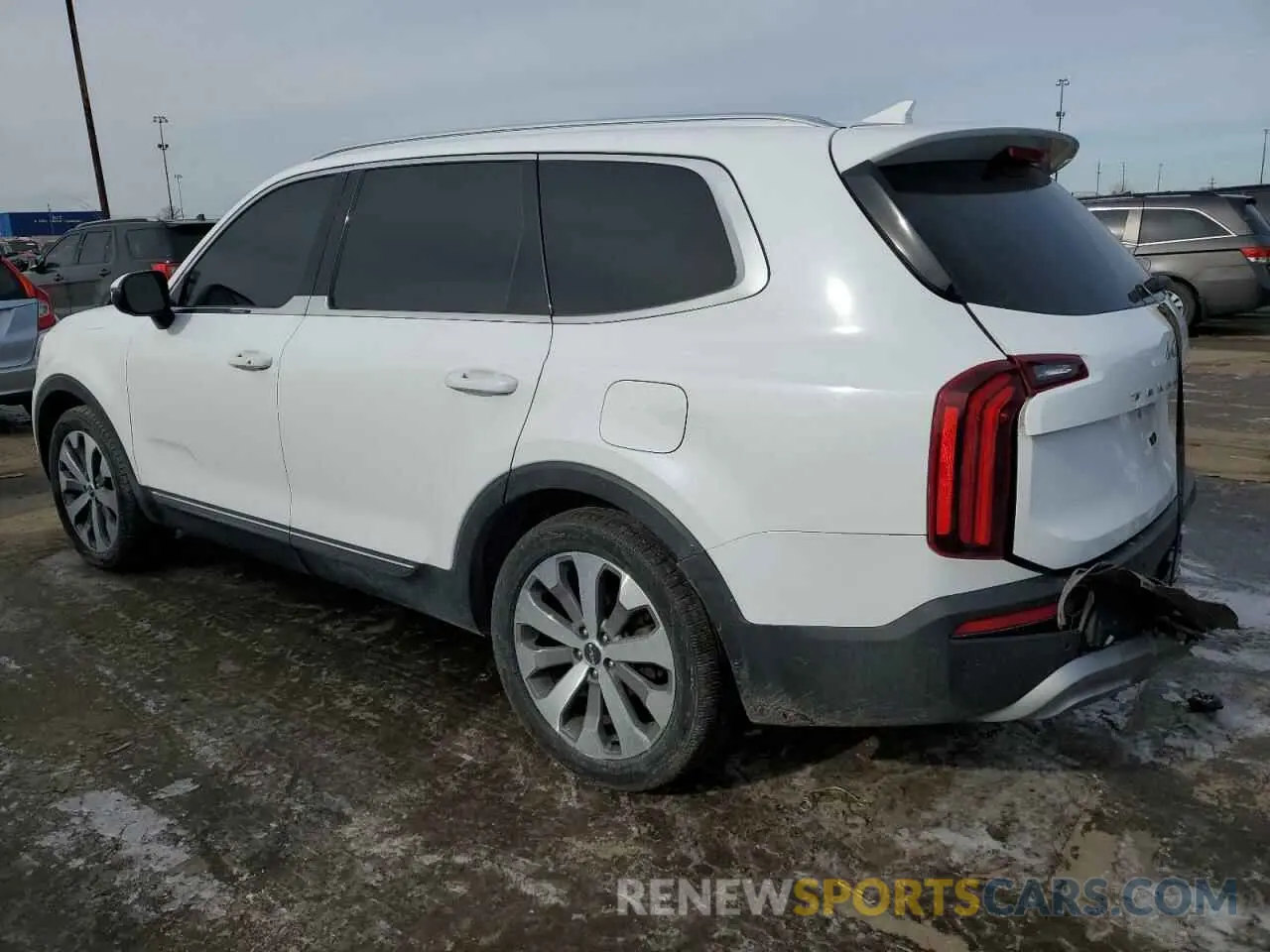 2 Photograph of a damaged car 5XYP34HC0NG212877 KIA TELLURIDE 2022