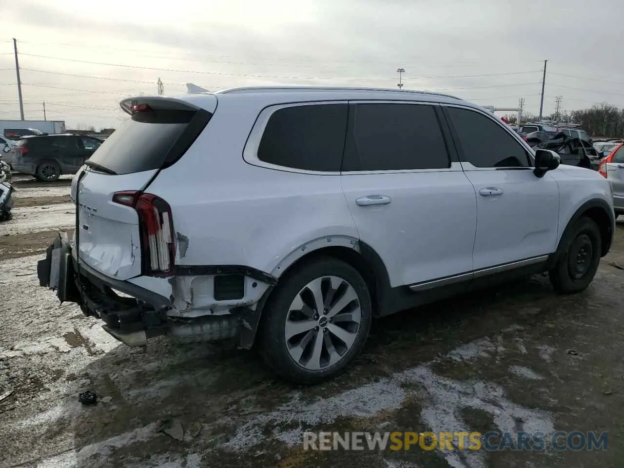 3 Photograph of a damaged car 5XYP34HC0NG212877 KIA TELLURIDE 2022