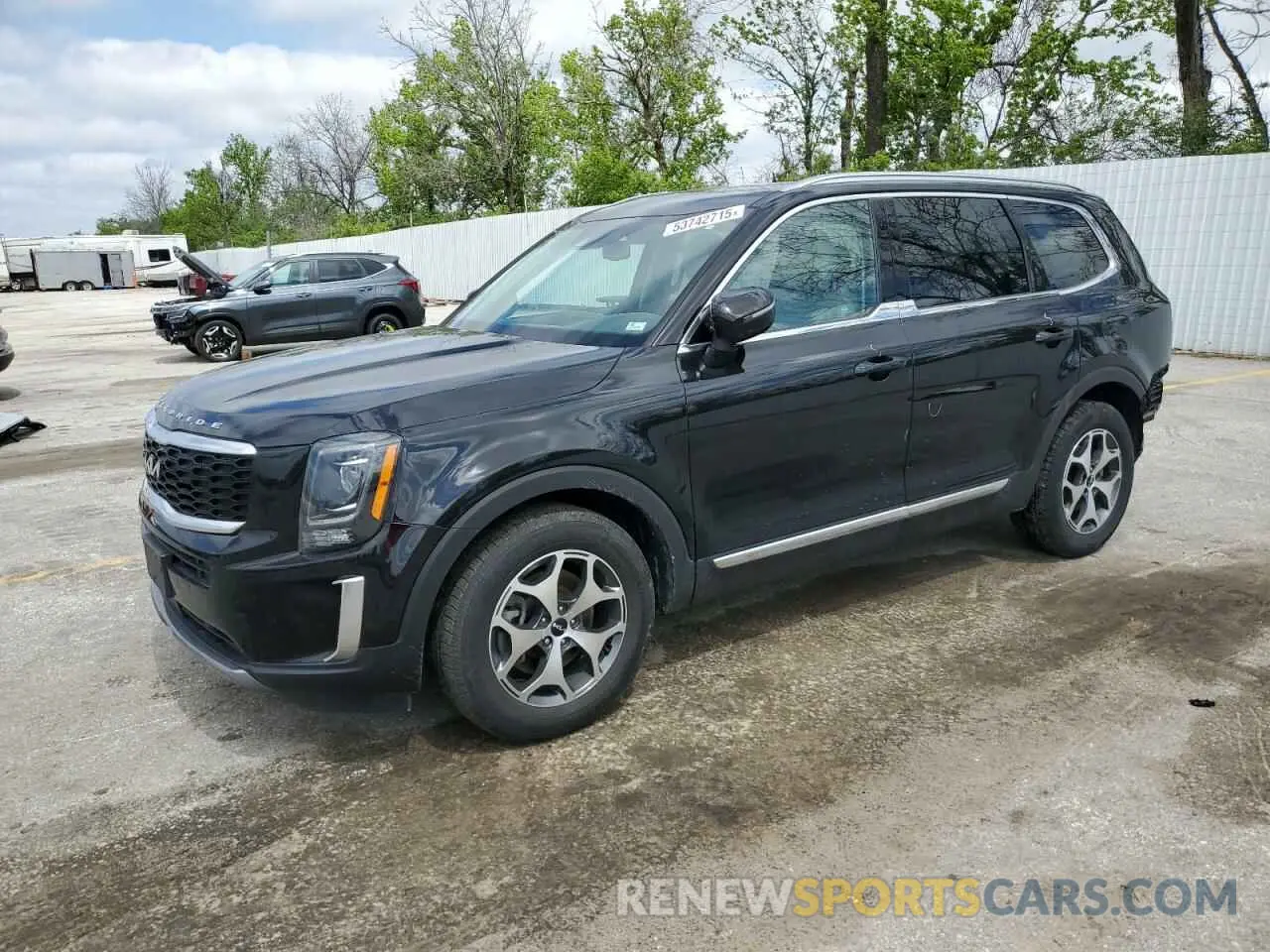 1 Photograph of a damaged car 5XYP34HC0NG282802 KIA TELLURIDE 2022