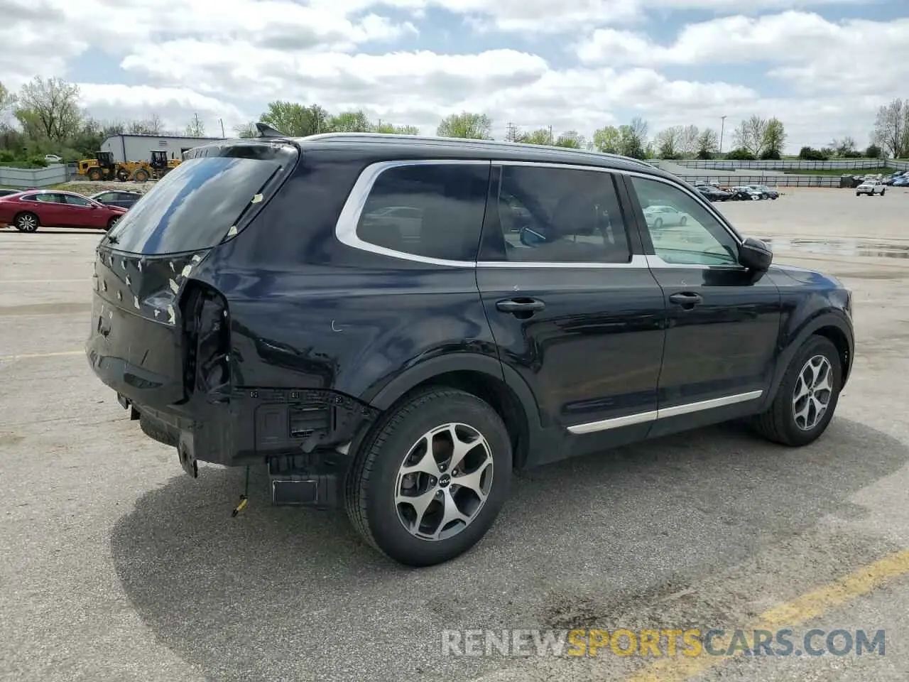 3 Photograph of a damaged car 5XYP34HC0NG282802 KIA TELLURIDE 2022