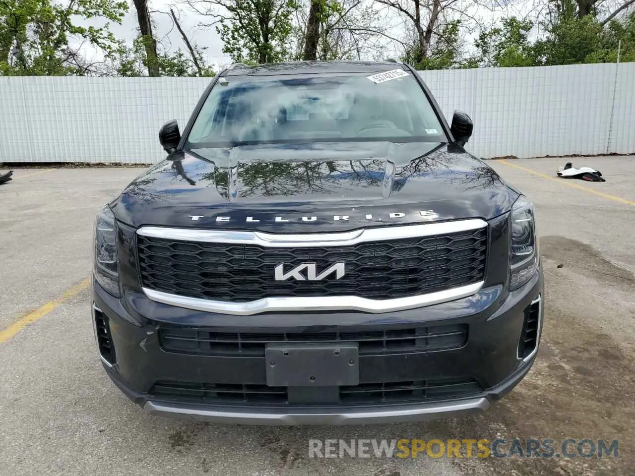 5 Photograph of a damaged car 5XYP34HC0NG282802 KIA TELLURIDE 2022