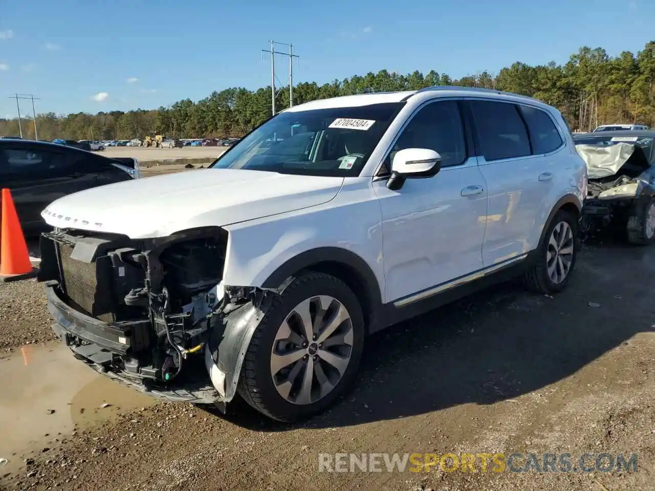 1 Photograph of a damaged car 5XYP34HC4NG231108 KIA TELLURIDE 2022