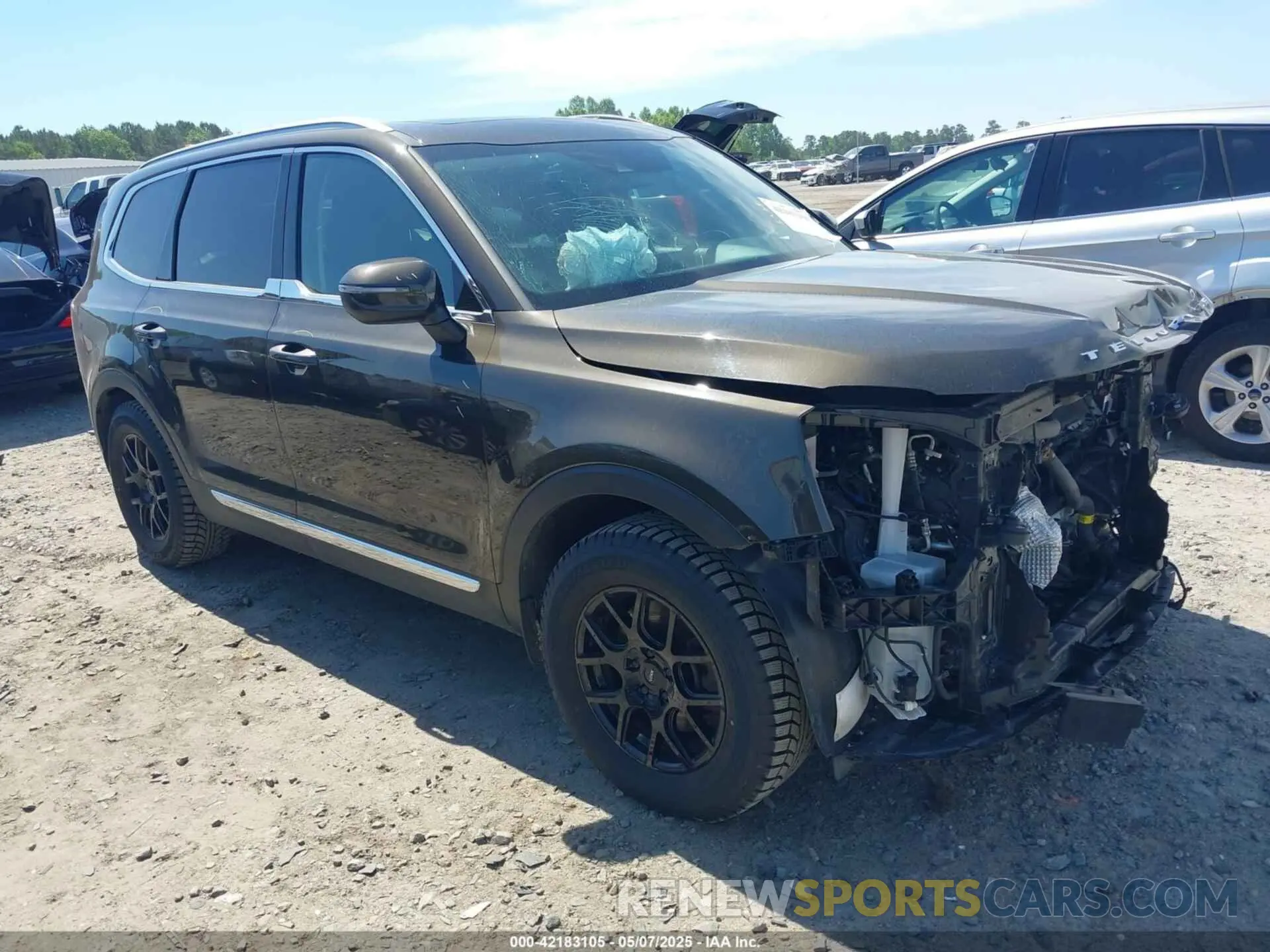 1 Photograph of a damaged car 5XYP34HC8NG219771 KIA TELLURIDE 2022