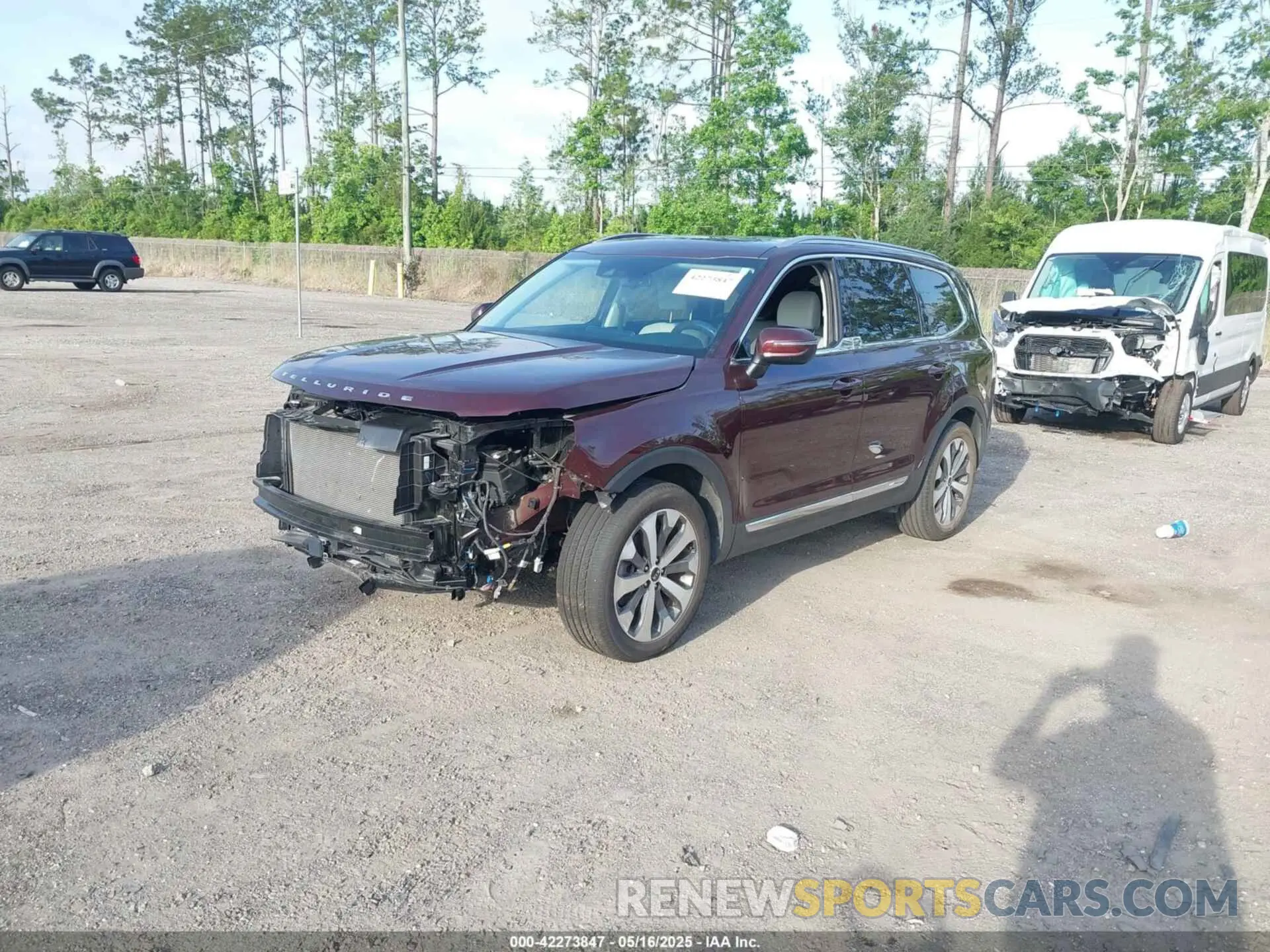 2 Photograph of a damaged car 5XYP34HCXNG263769 KIA TELLURIDE 2022