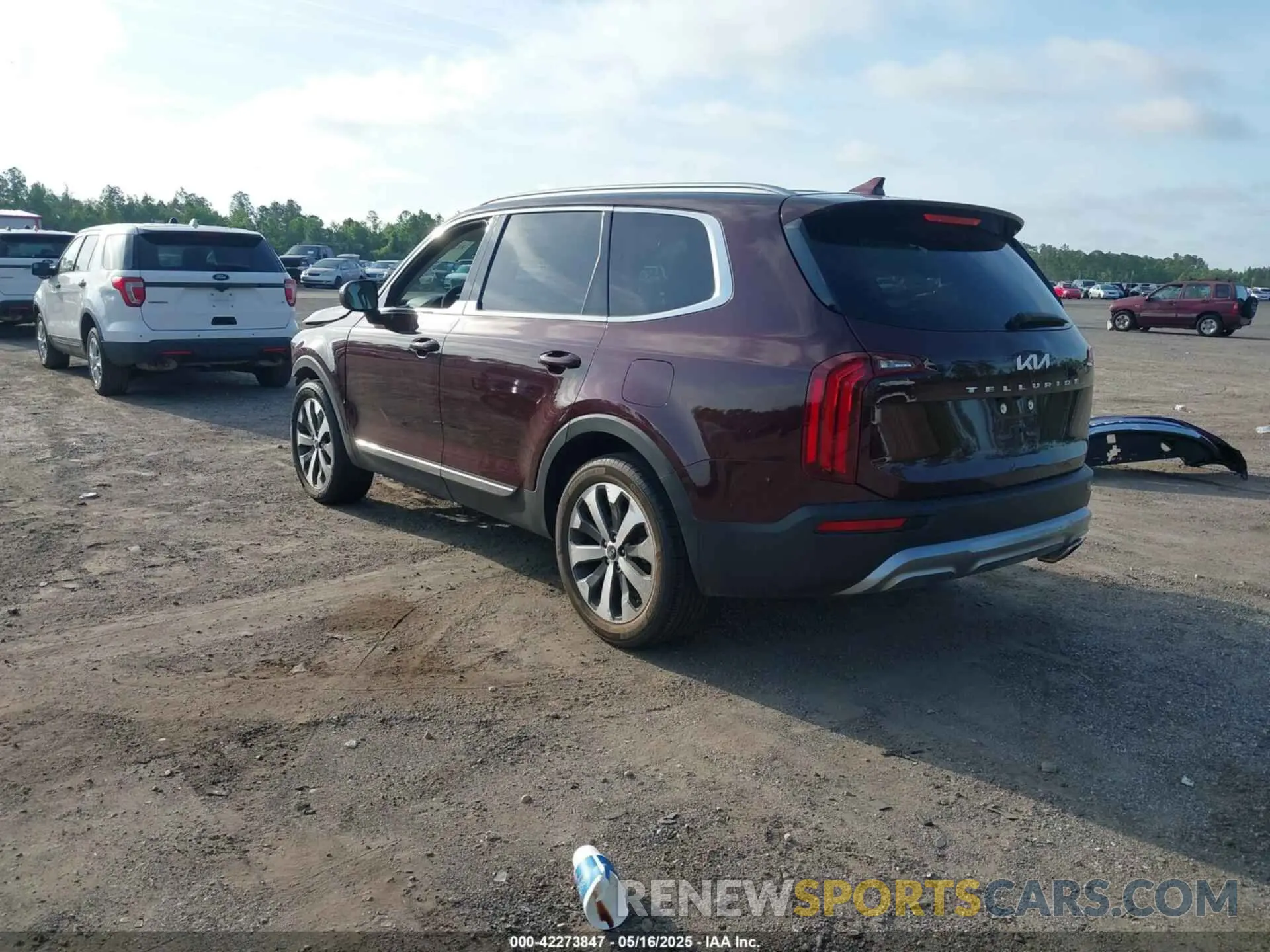 3 Photograph of a damaged car 5XYP34HCXNG263769 KIA TELLURIDE 2022