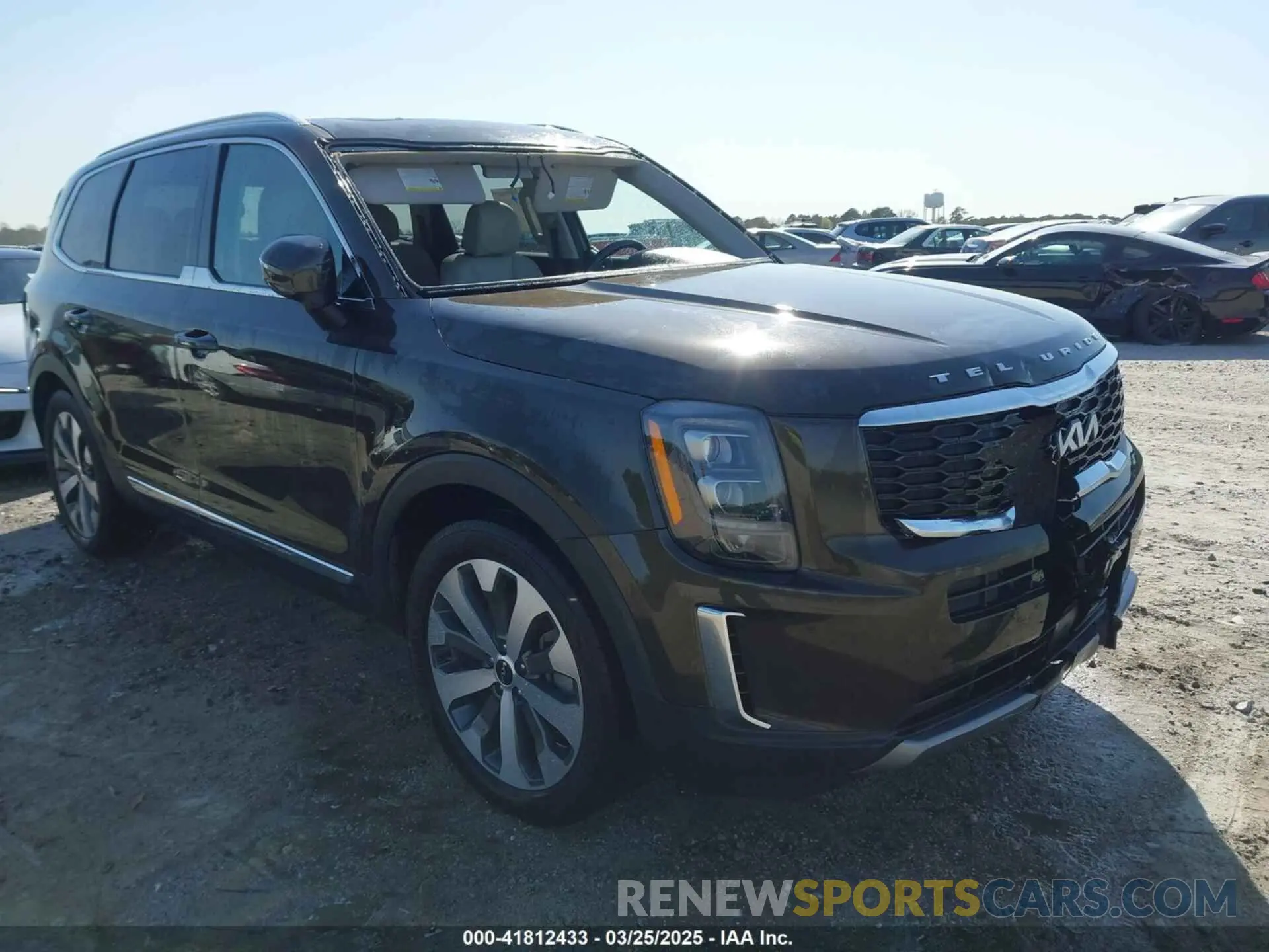 1 Photograph of a damaged car 5XYP34HCXNG289594 KIA TELLURIDE 2022