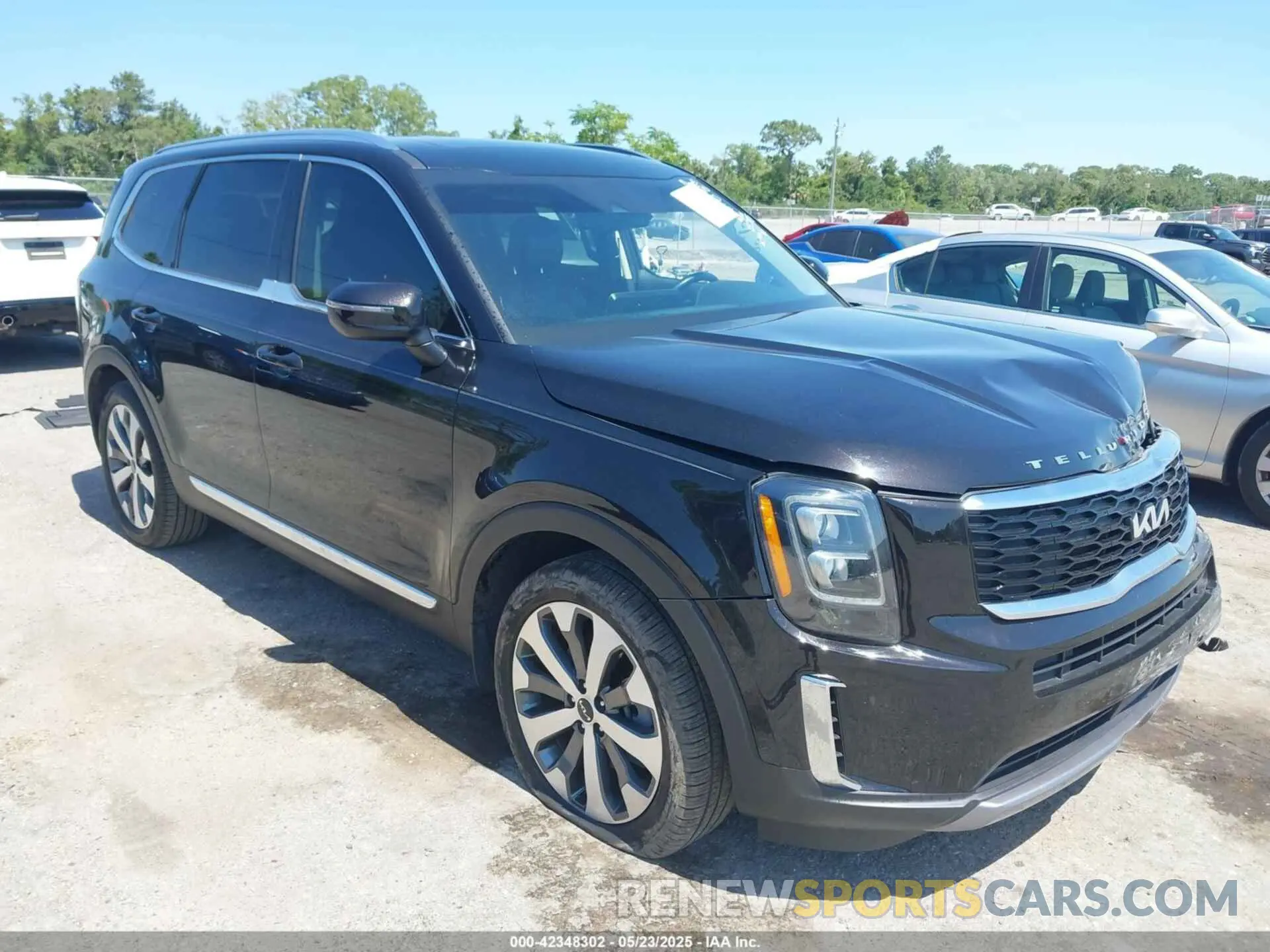 1 Photograph of a damaged car 5XYP34HCXNG314378 KIA TELLURIDE 2022