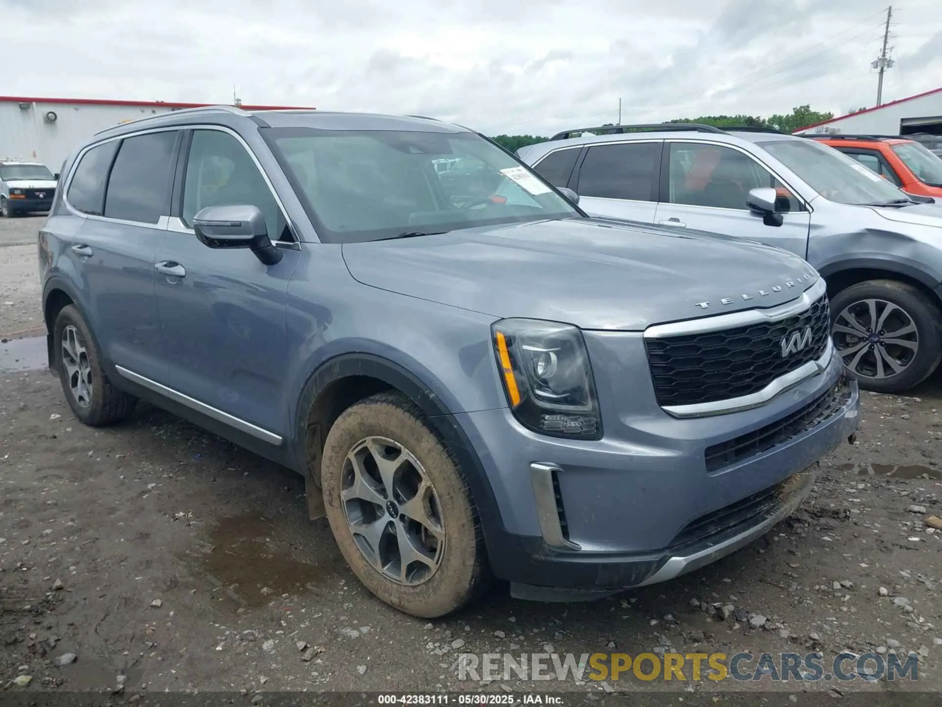 1 Photograph of a damaged car 5XYP3DHC0NG258550 KIA TELLURIDE 2022