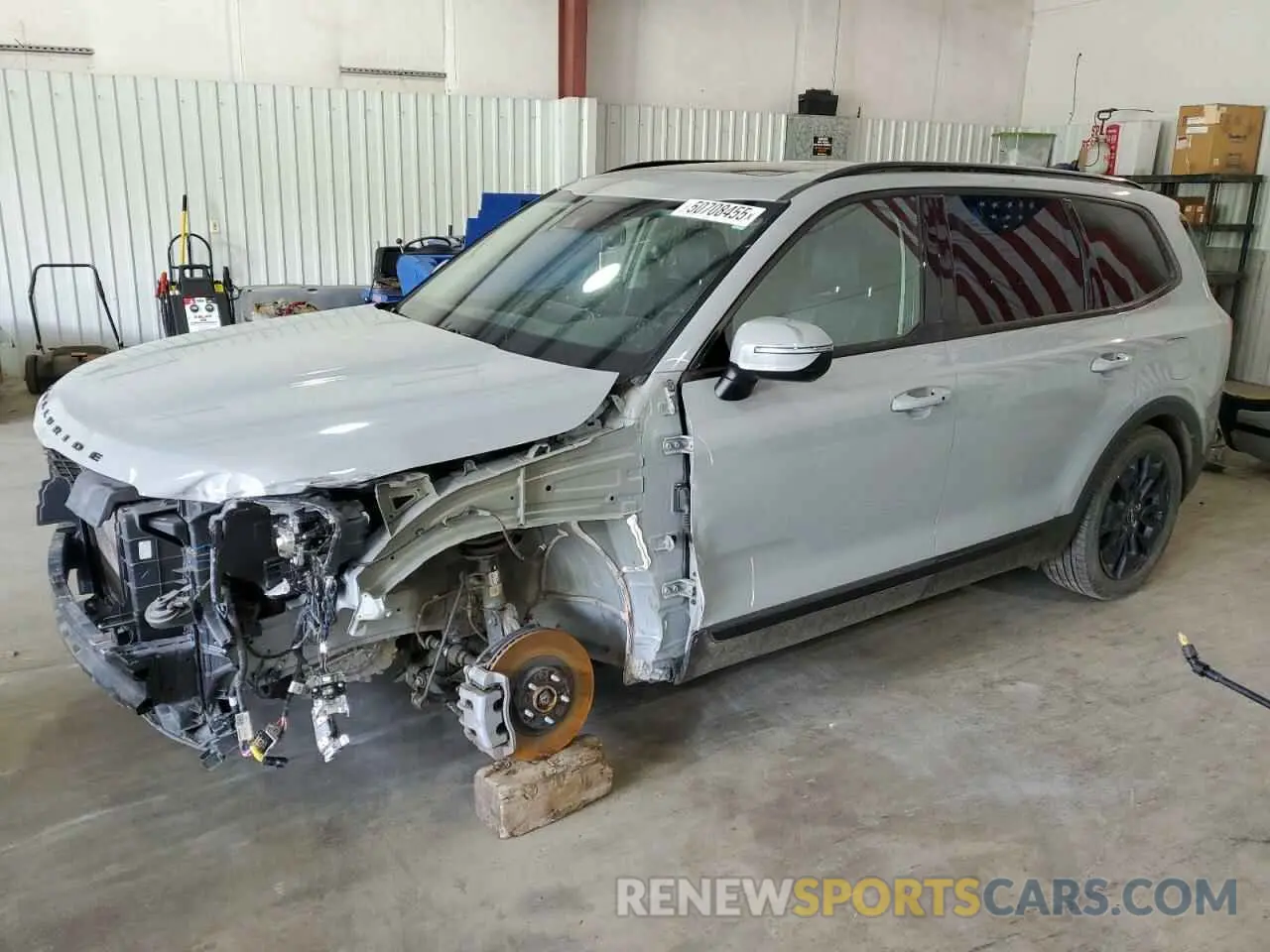 1 Photograph of a damaged car 5XYP3DHC0NG270021 KIA TELLURIDE 2022