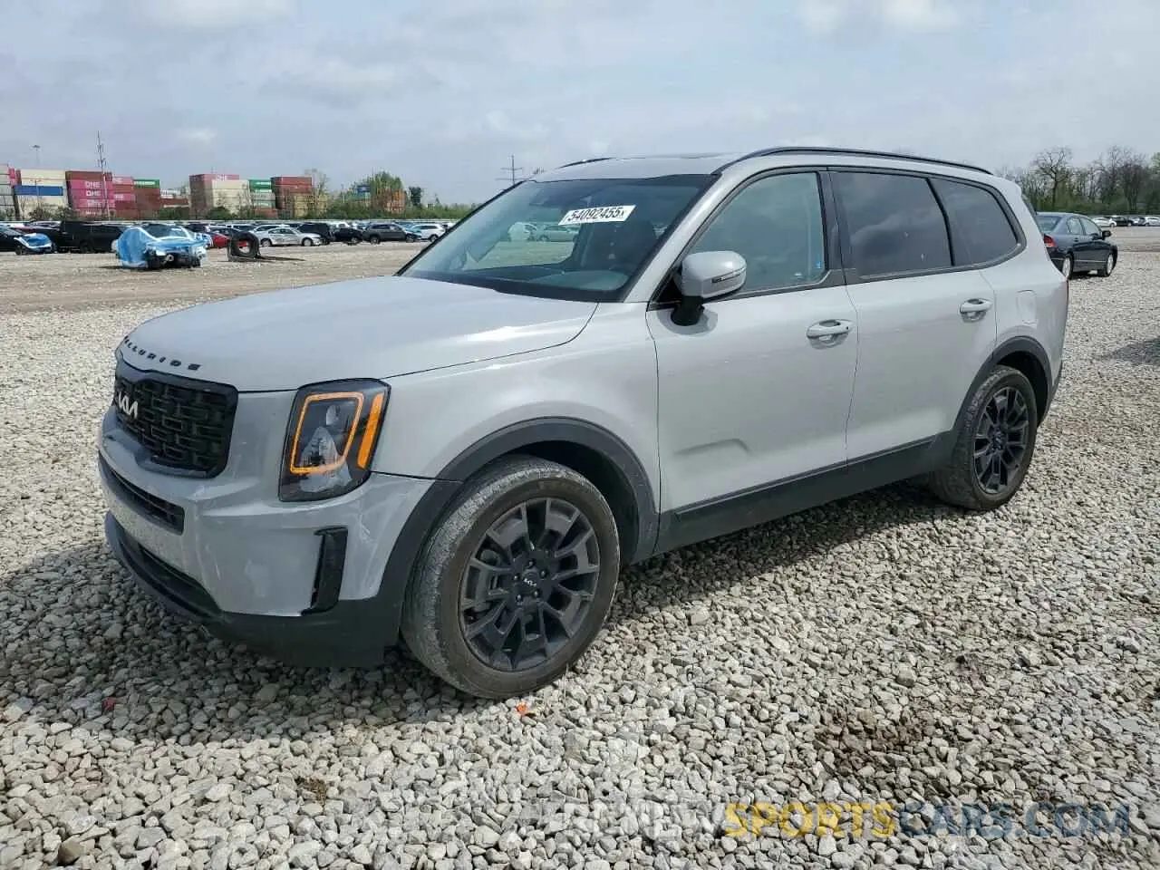 1 Photograph of a damaged car 5XYP3DHC2NG215649 KIA TELLURIDE 2022