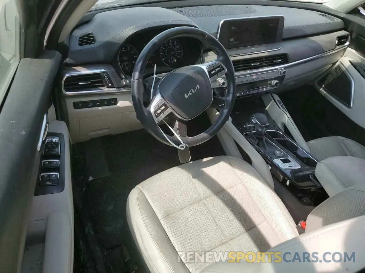 8 Photograph of a damaged car 5XYP3DHC2NG236212 KIA TELLURIDE 2022