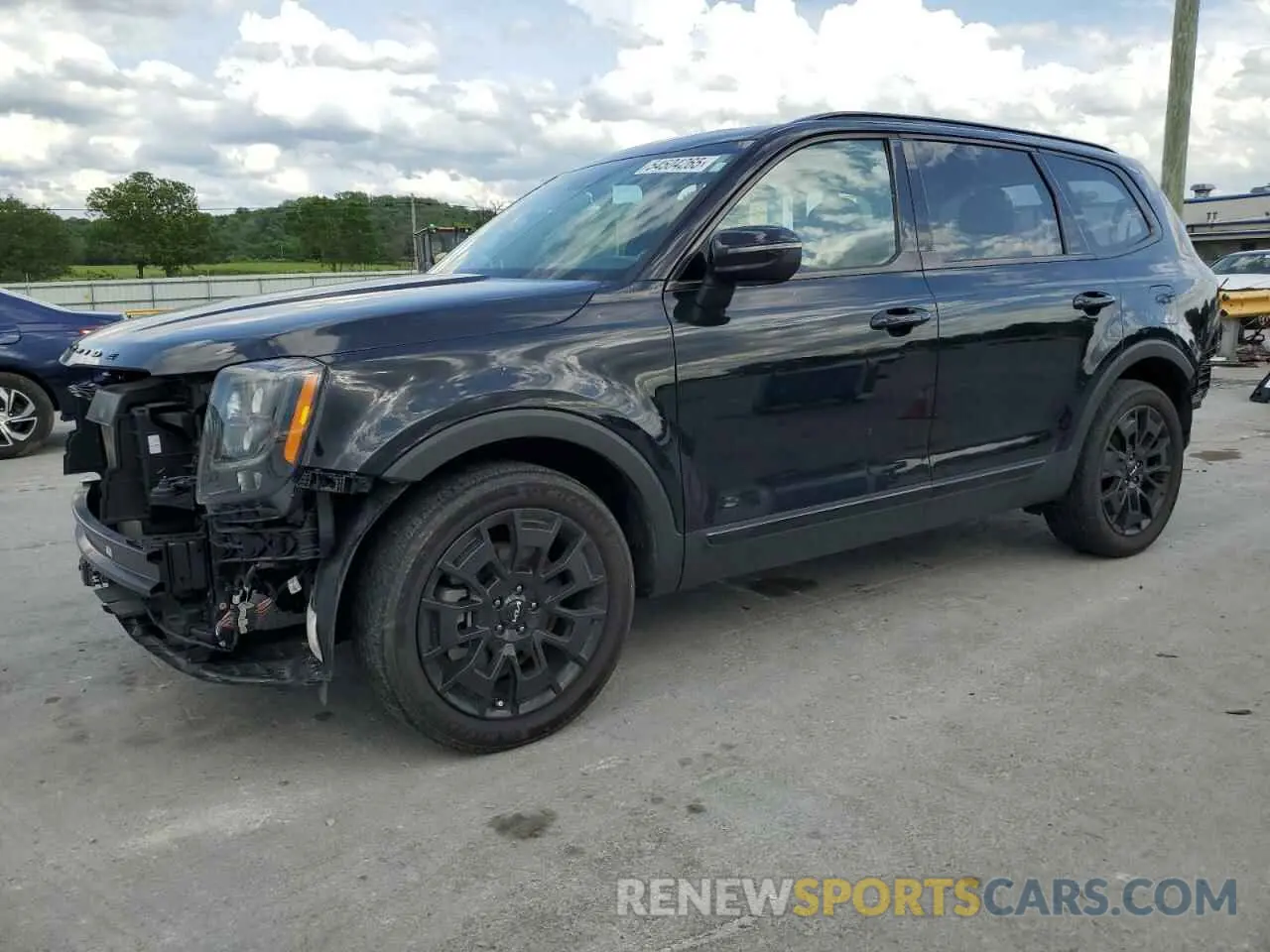 1 Photograph of a damaged car 5XYP3DHC3NG215109 KIA TELLURIDE 2022