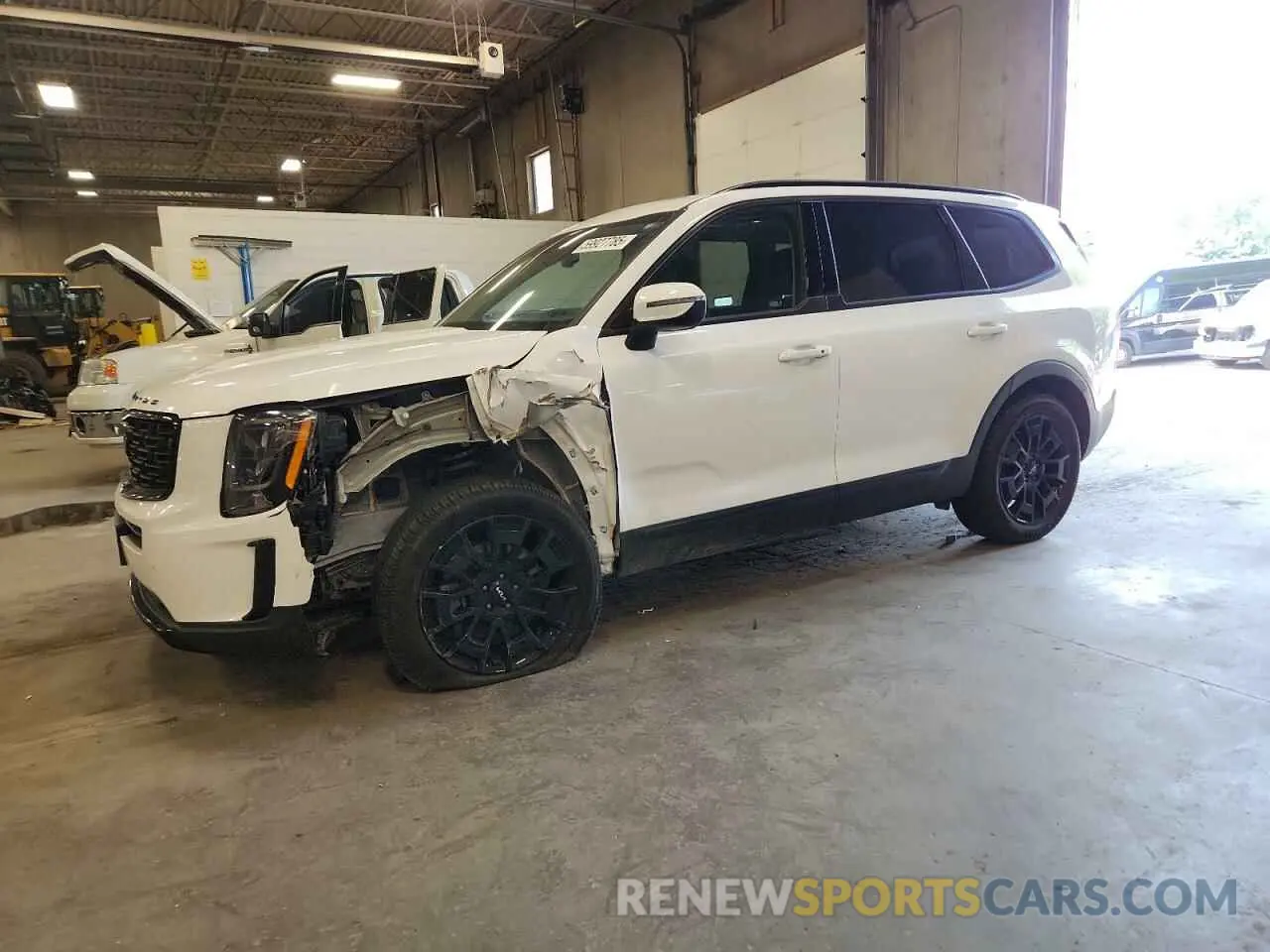 1 Photograph of a damaged car 5XYP3DHC3NG292384 KIA TELLURIDE 2022