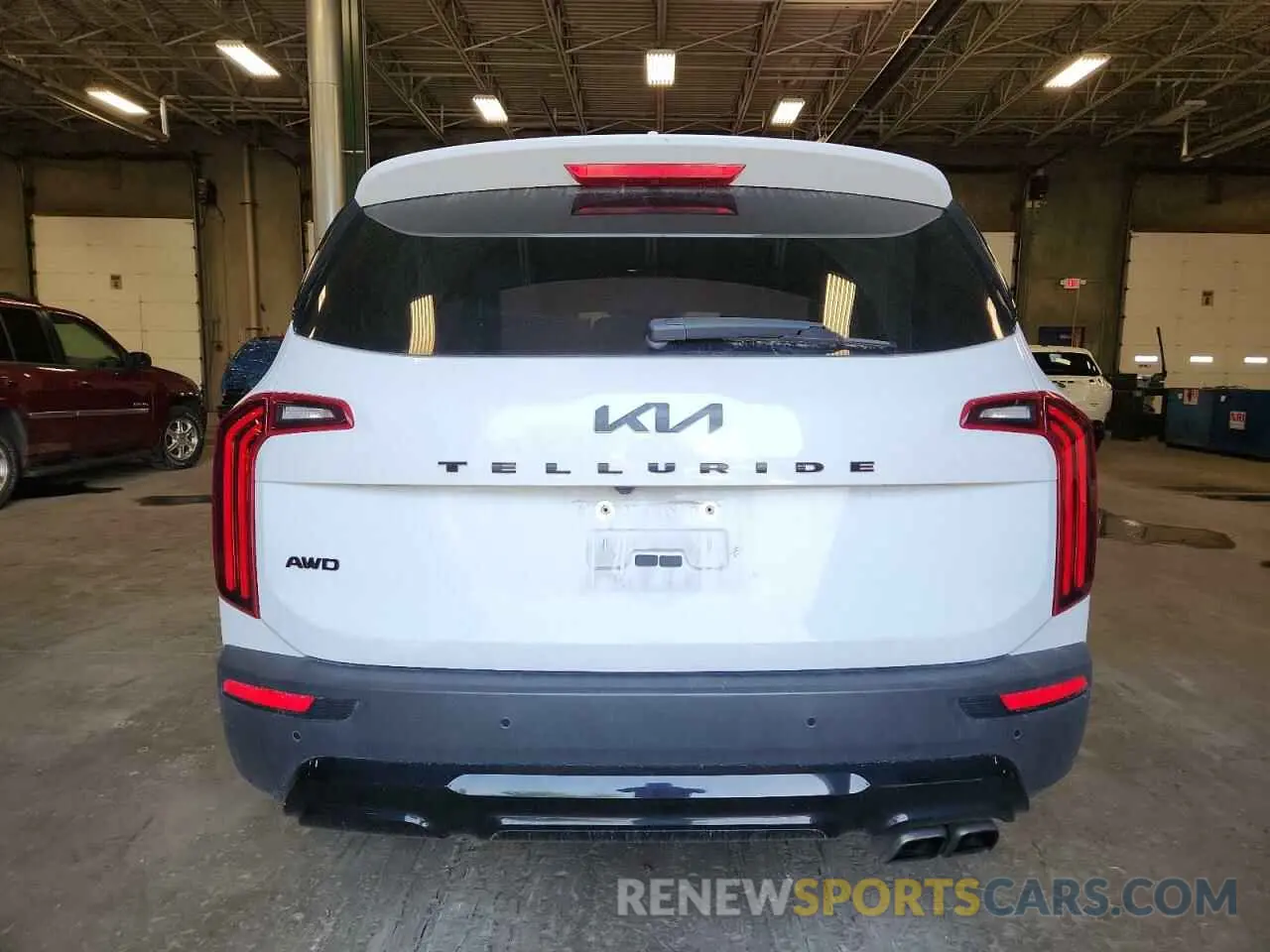 6 Photograph of a damaged car 5XYP3DHC3NG292384 KIA TELLURIDE 2022