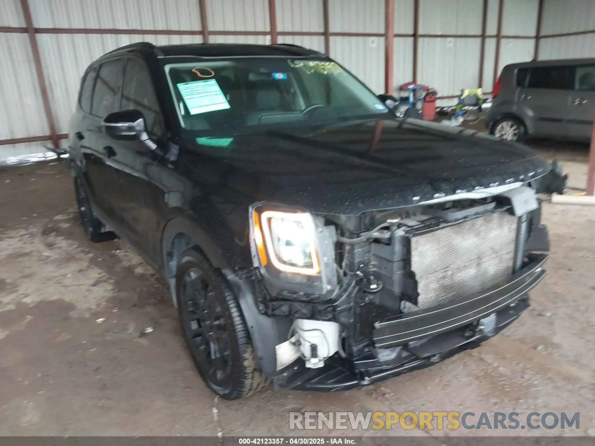 1 Photograph of a damaged car 5XYP3DHC4NG250757 KIA TELLURIDE 2022
