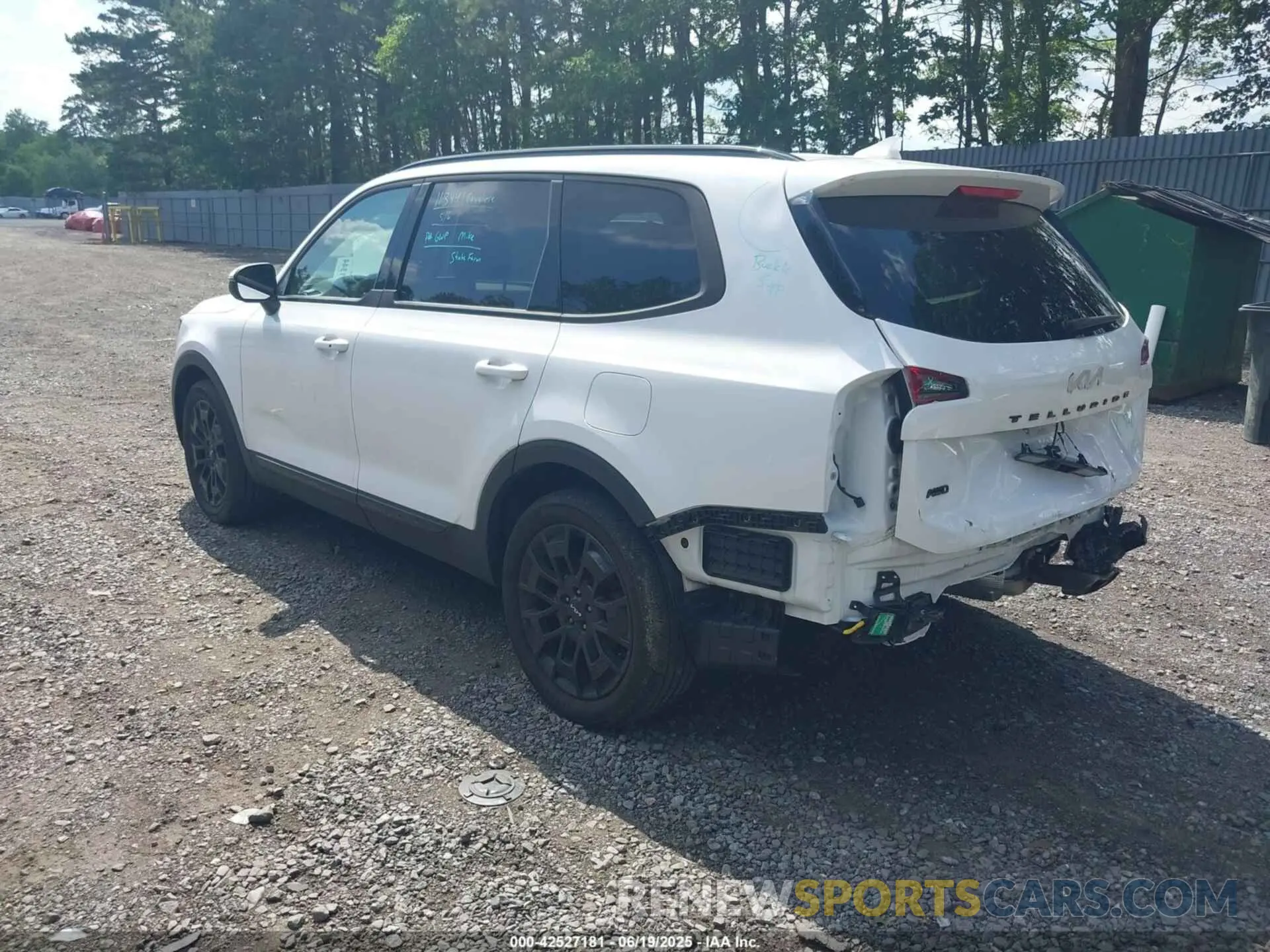 3 Photograph of a damaged car 5XYP3DHC4NG253612 KIA TELLURIDE 2022