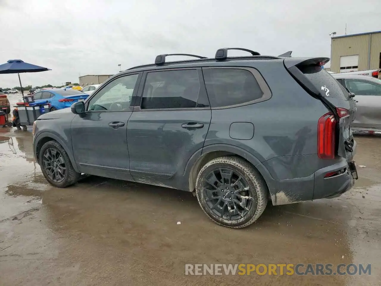 2 Photograph of a damaged car 5XYP3DHC4NG276226 KIA TELLURIDE 2022