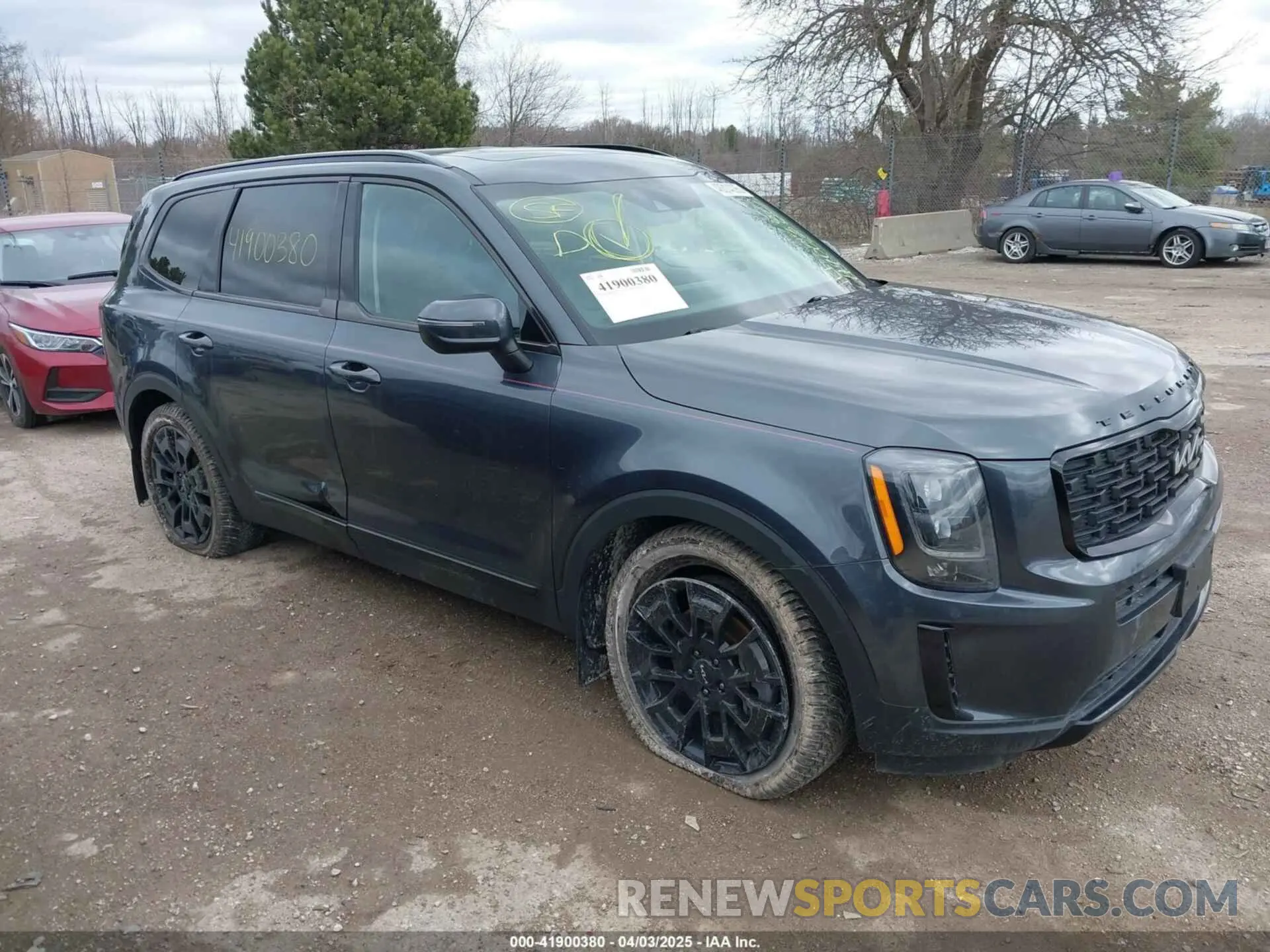 1 Photograph of a damaged car 5XYP3DHC6NG218702 KIA TELLURIDE 2022