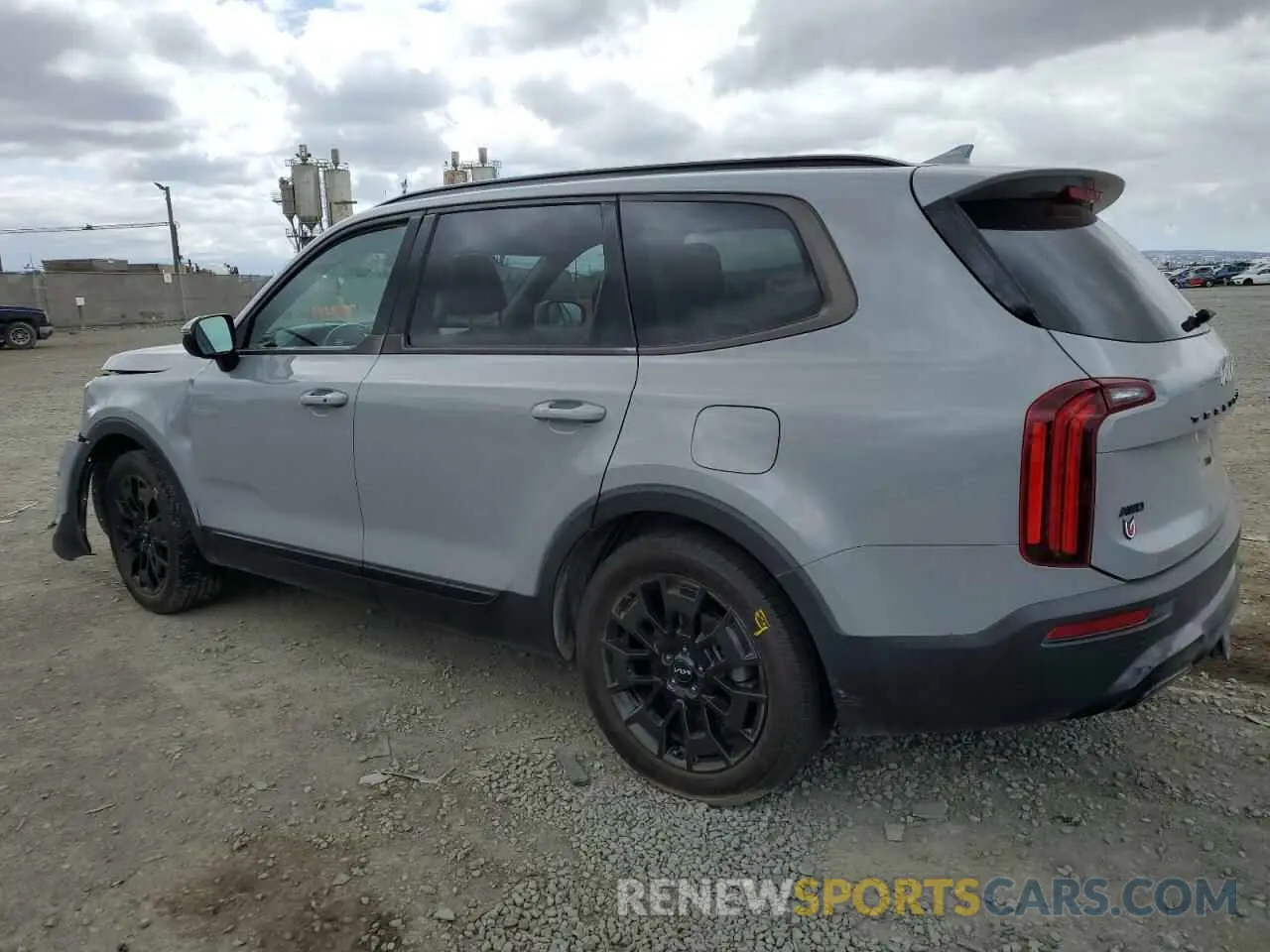 2 Photograph of a damaged car 5XYP3DHC7NG238182 KIA TELLURIDE 2022