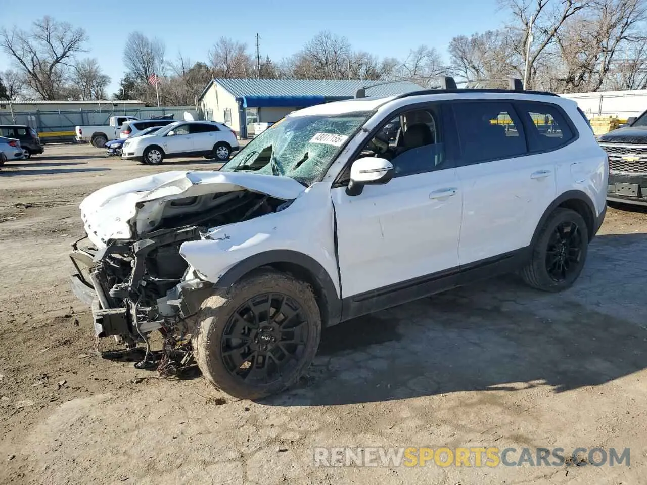 1 Photograph of a damaged car 5XYP3DHC7NG283302 KIA TELLURIDE 2022