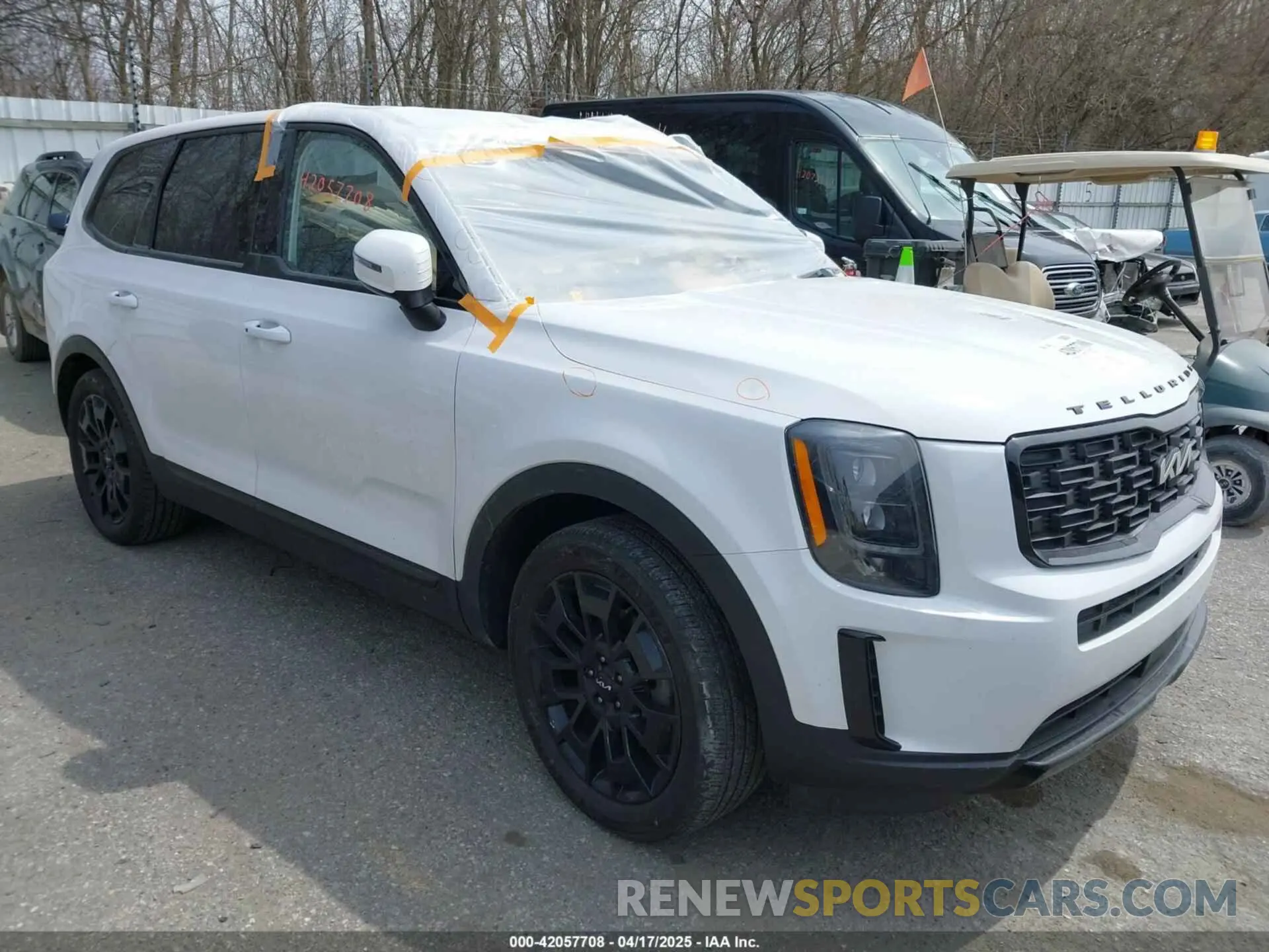1 Photograph of a damaged car 5XYP3DHC8NG225473 KIA TELLURIDE 2022