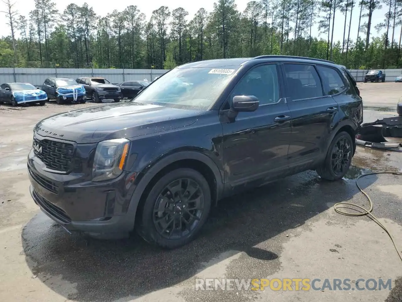 1 Photograph of a damaged car 5XYP3DHC8NG235016 KIA TELLURIDE 2022