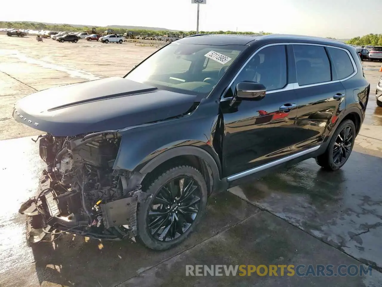 1 Photograph of a damaged car 5XYP54HC2NG292029 KIA TELLURIDE 2022