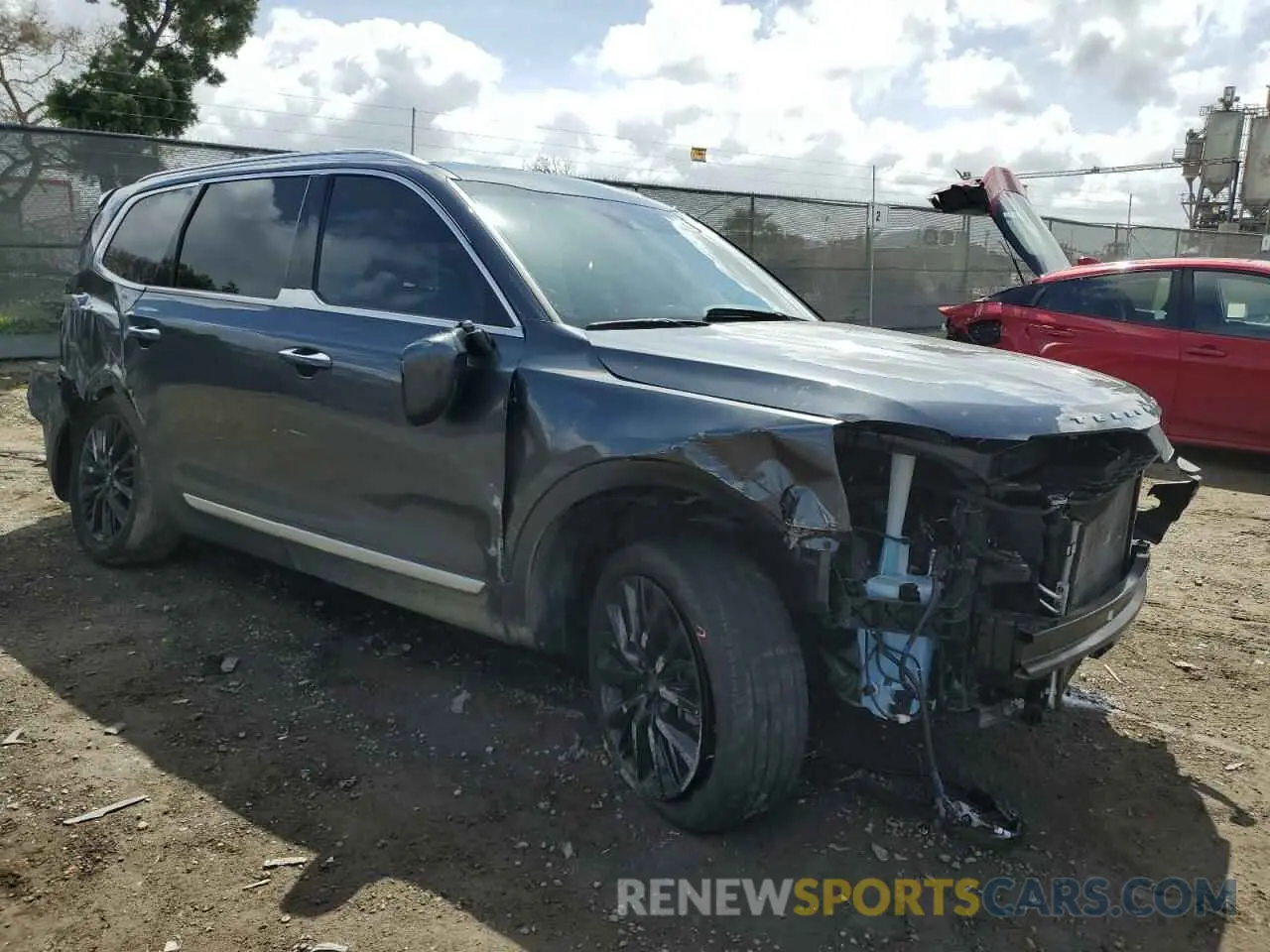 4 Photograph of a damaged car 5XYP54HC3NG266314 KIA TELLURIDE 2022