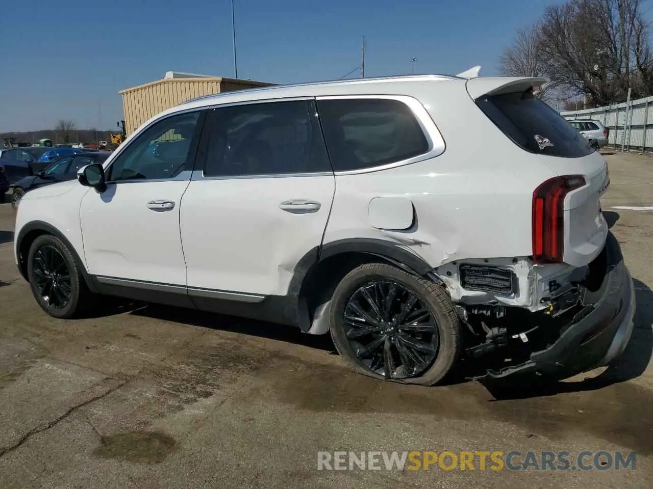 2 Photograph of a damaged car 5XYP54HC8NG201913 KIA TELLURIDE 2022
