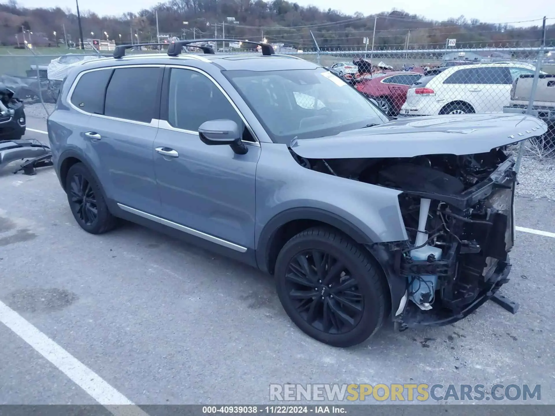 1 Photograph of a damaged car 5XYP54HC8NG243157 KIA TELLURIDE 2022