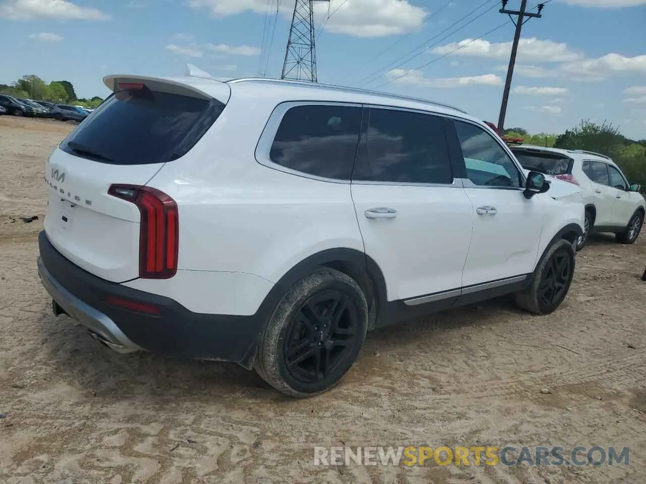 3 Photograph of a damaged car 5XYP5DHC0NG224814 KIA TELLURIDE 2022