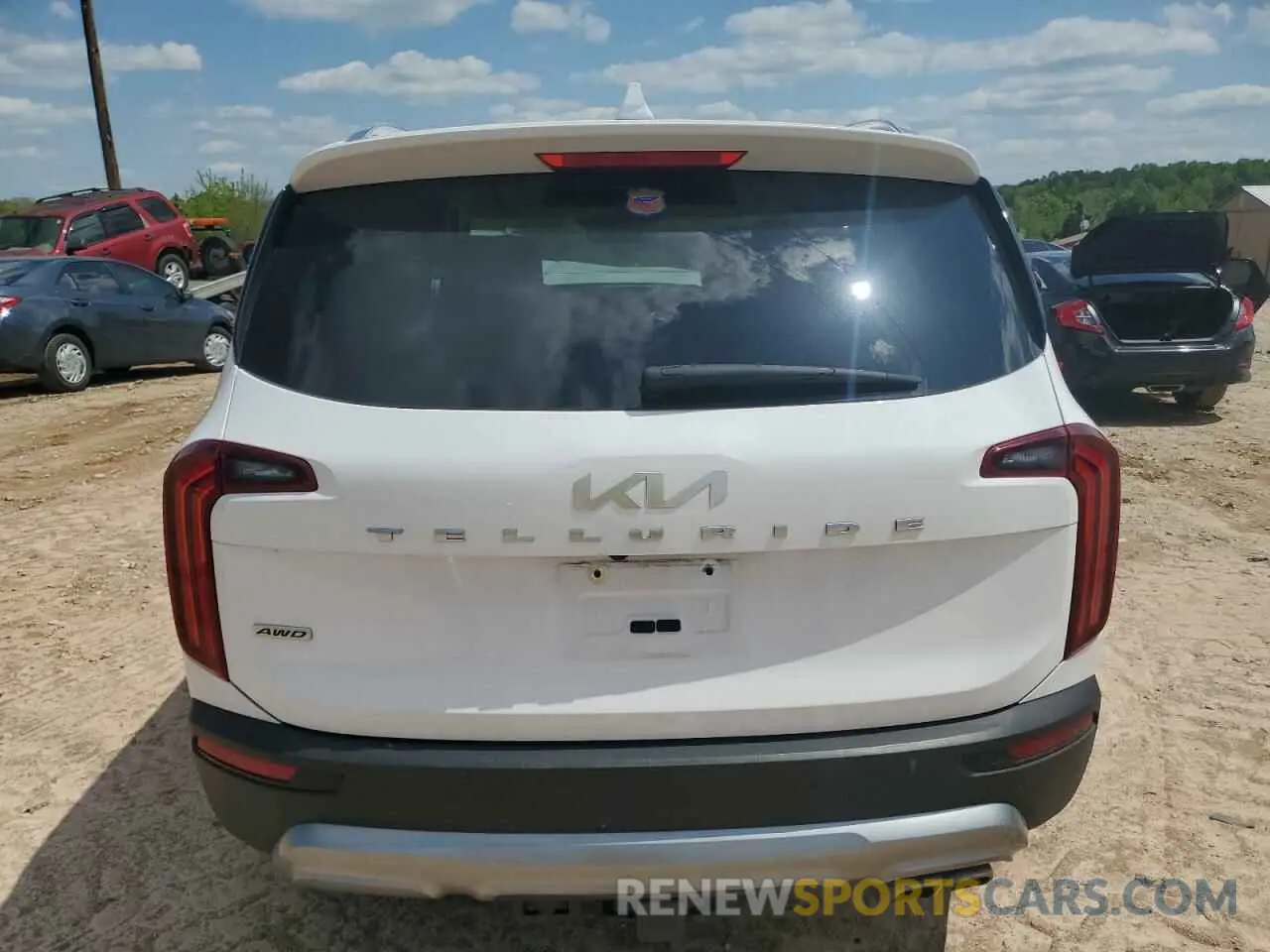 6 Photograph of a damaged car 5XYP5DHC0NG224814 KIA TELLURIDE 2022