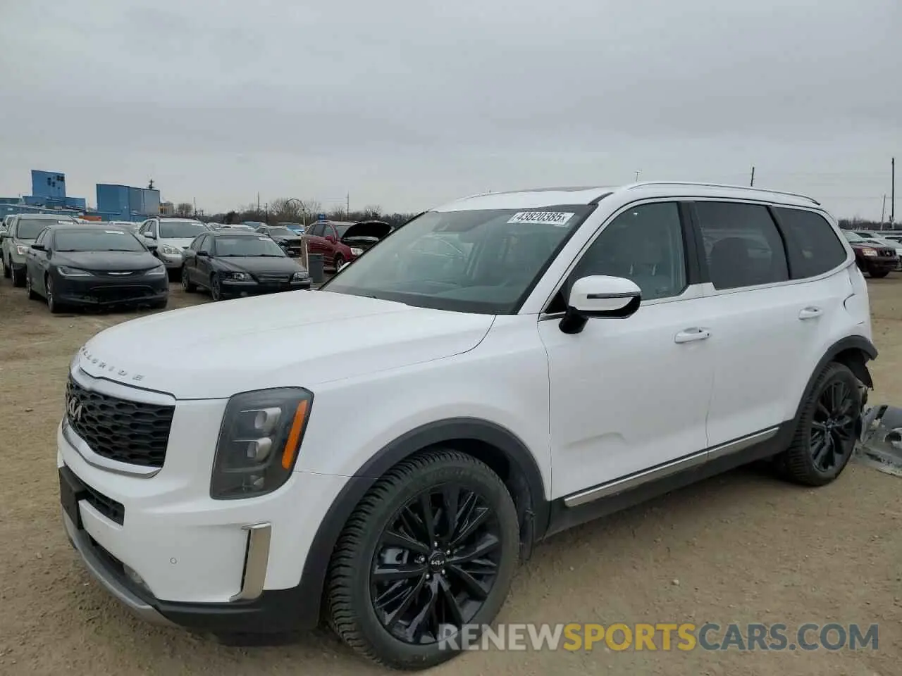 1 Photograph of a damaged car 5XYP5DHC0NG263225 KIA TELLURIDE 2022