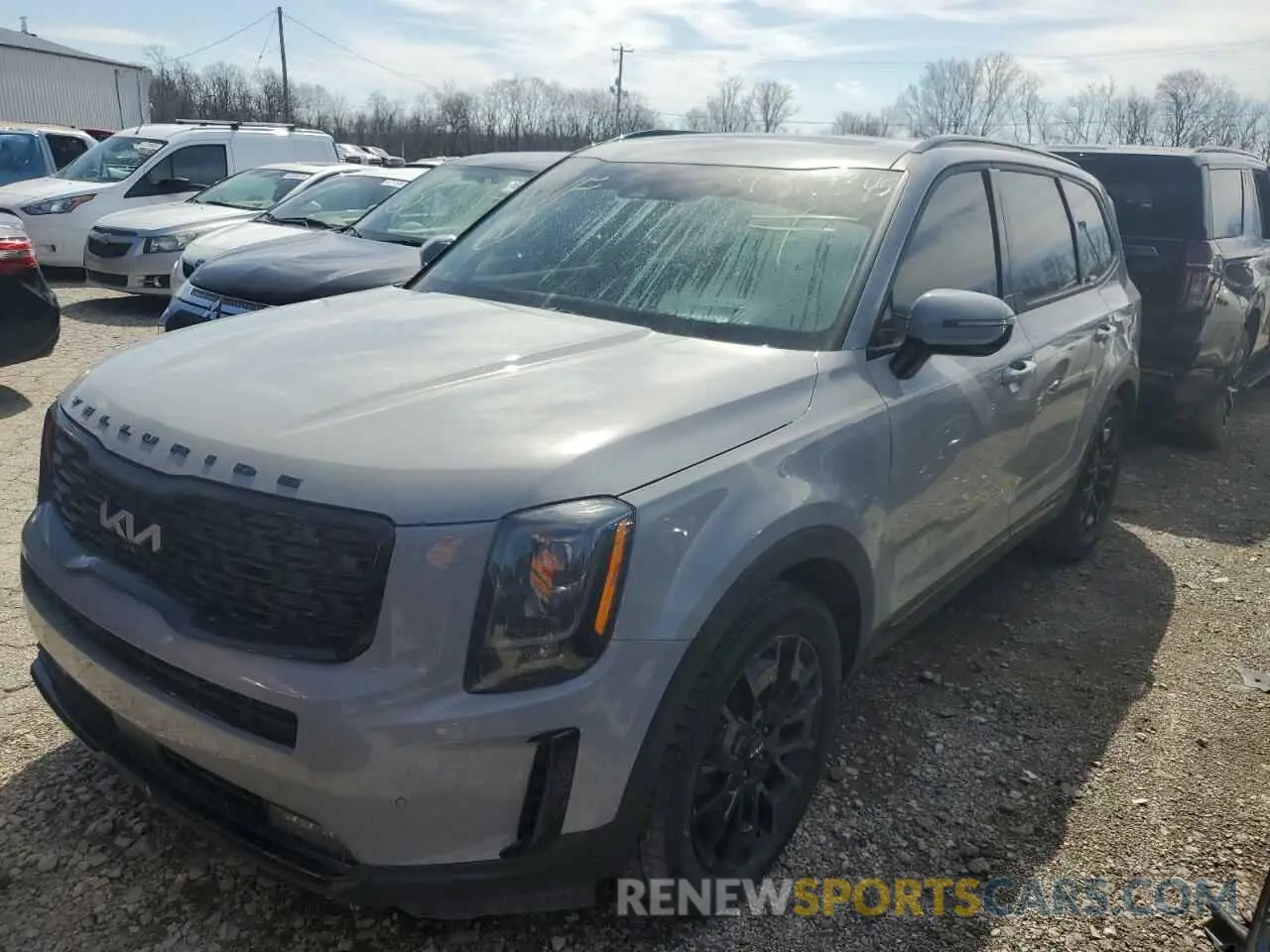 1 Photograph of a damaged car 5XYP5DHC1NG199177 KIA TELLURIDE 2022