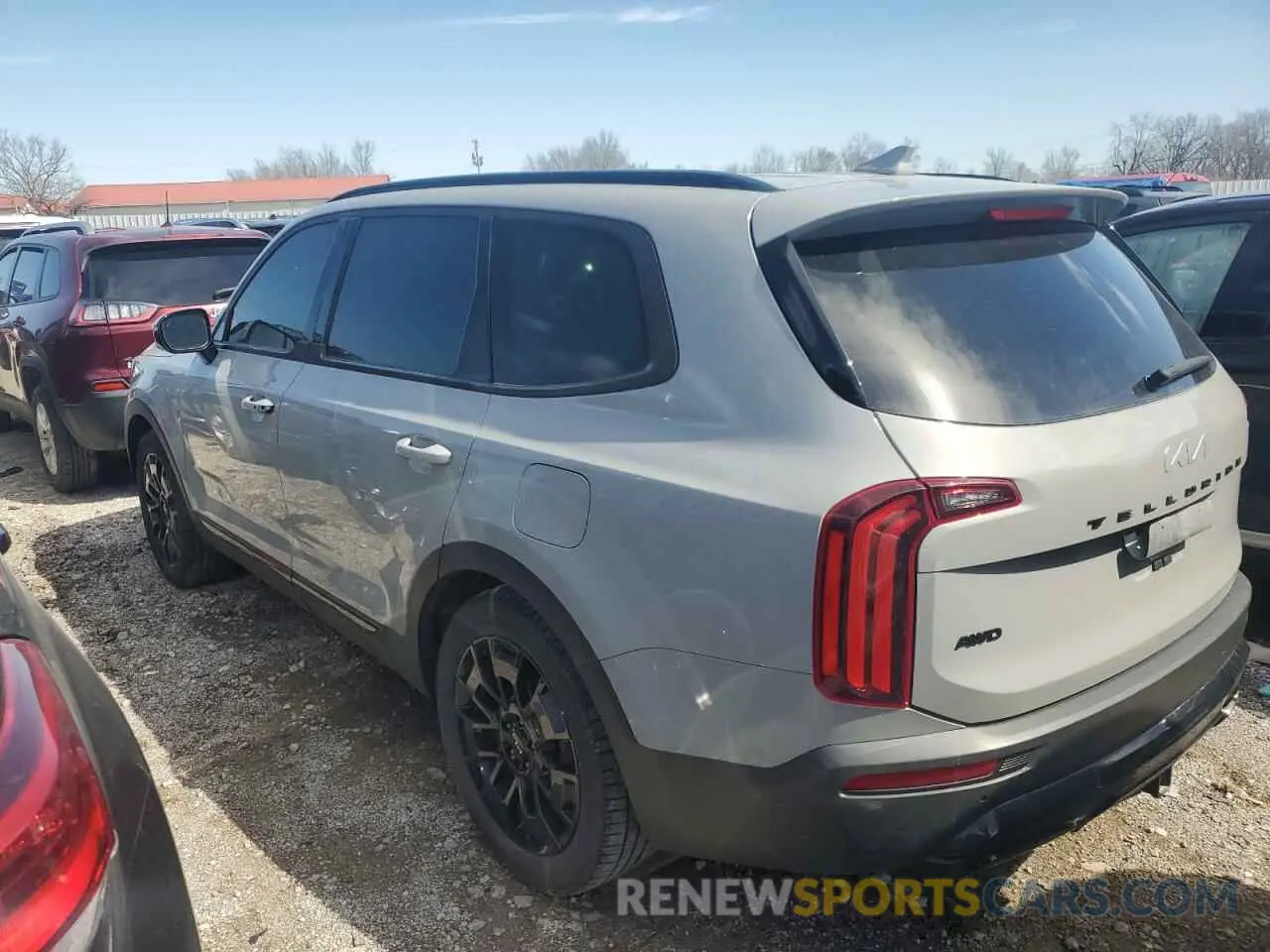 2 Photograph of a damaged car 5XYP5DHC1NG199177 KIA TELLURIDE 2022